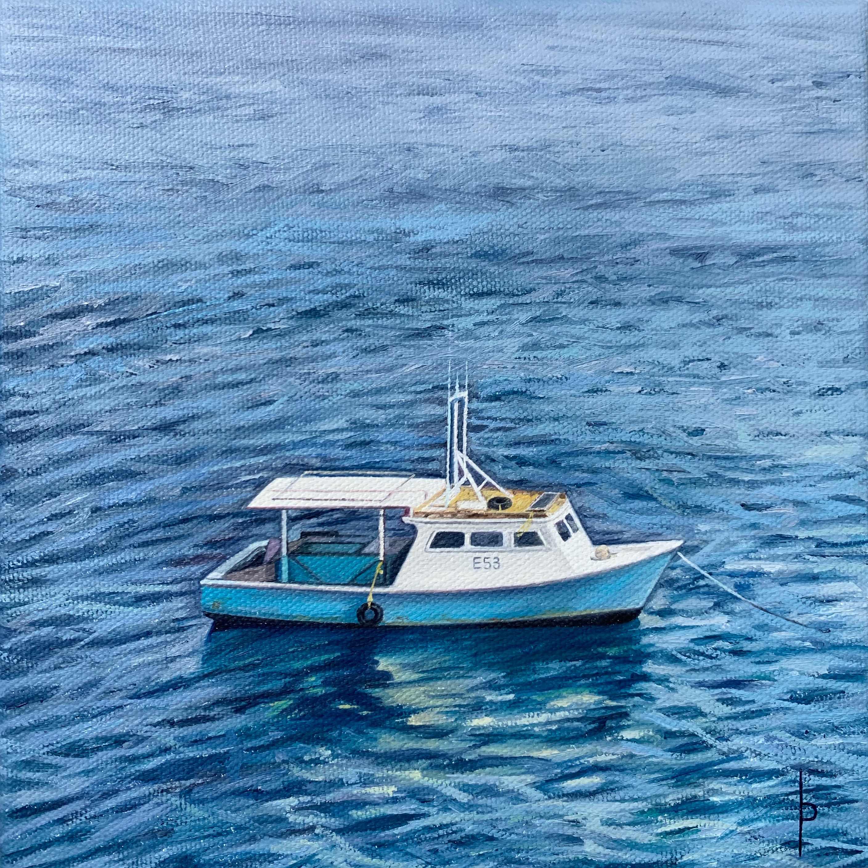 E53 2021 Oil on Canvas 8"x8" SOLD