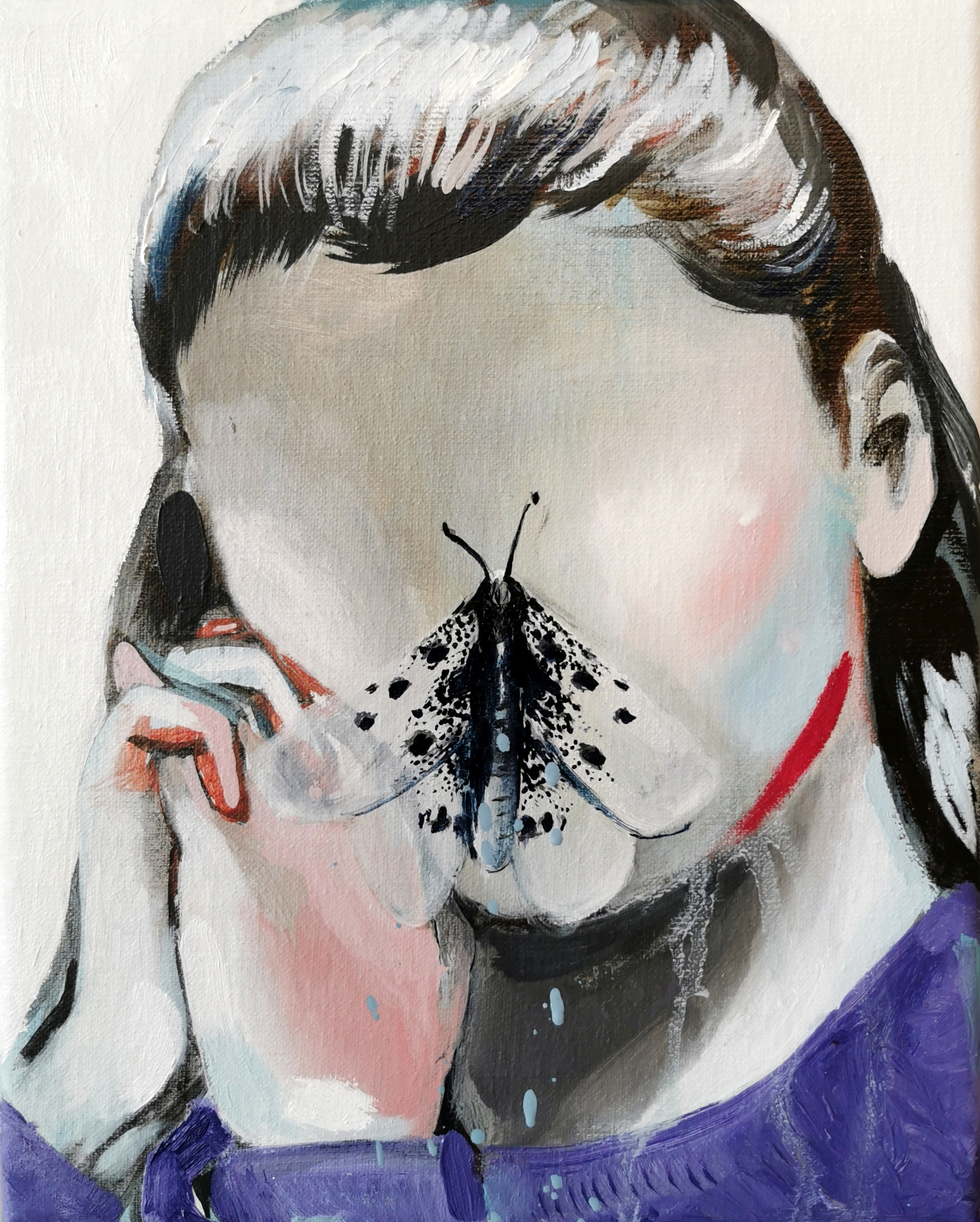 Apollo, acrylic and oil on canvas, 32/24 cm