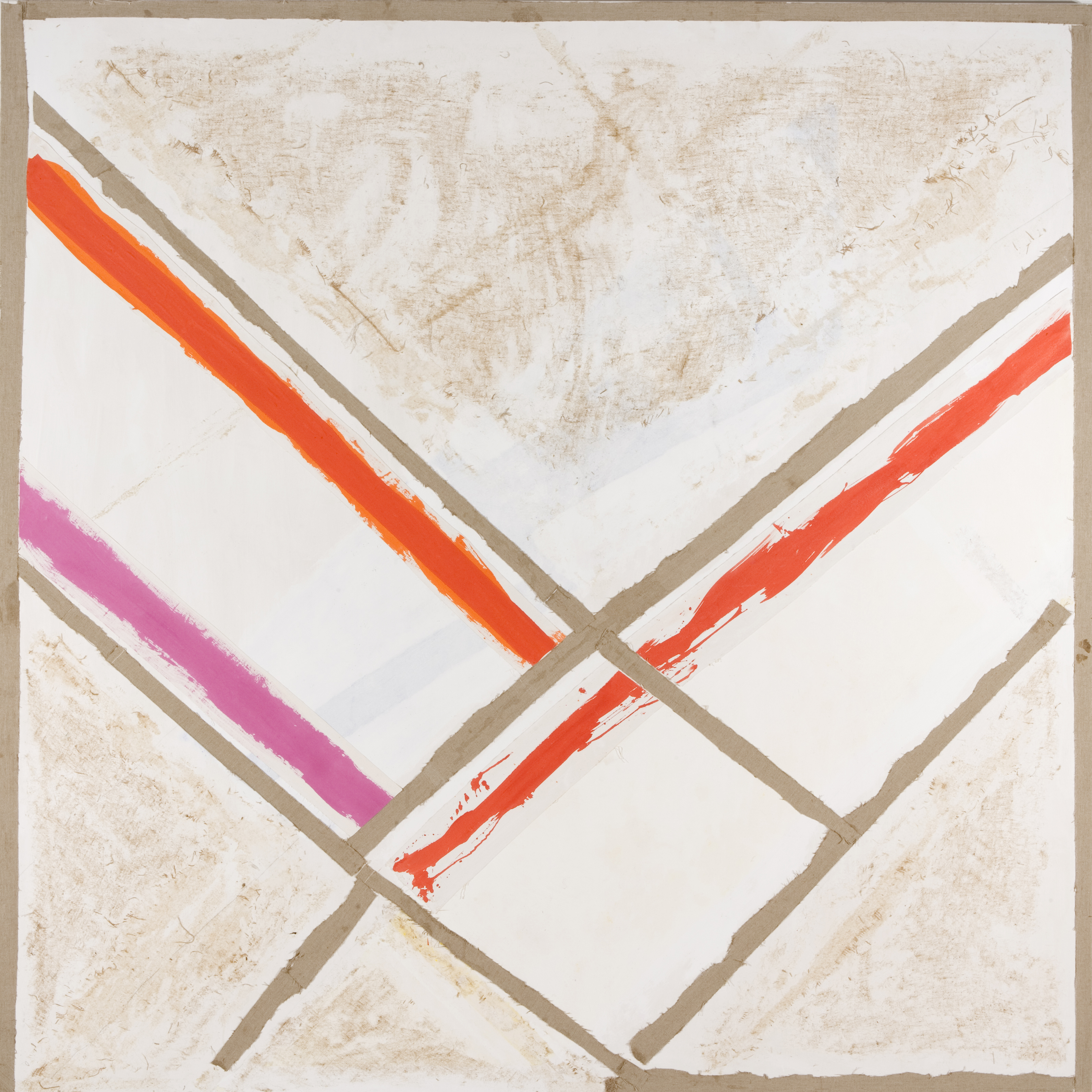 Touchstone 2. Acrylic and hessian on canvas 2005  9' x9'