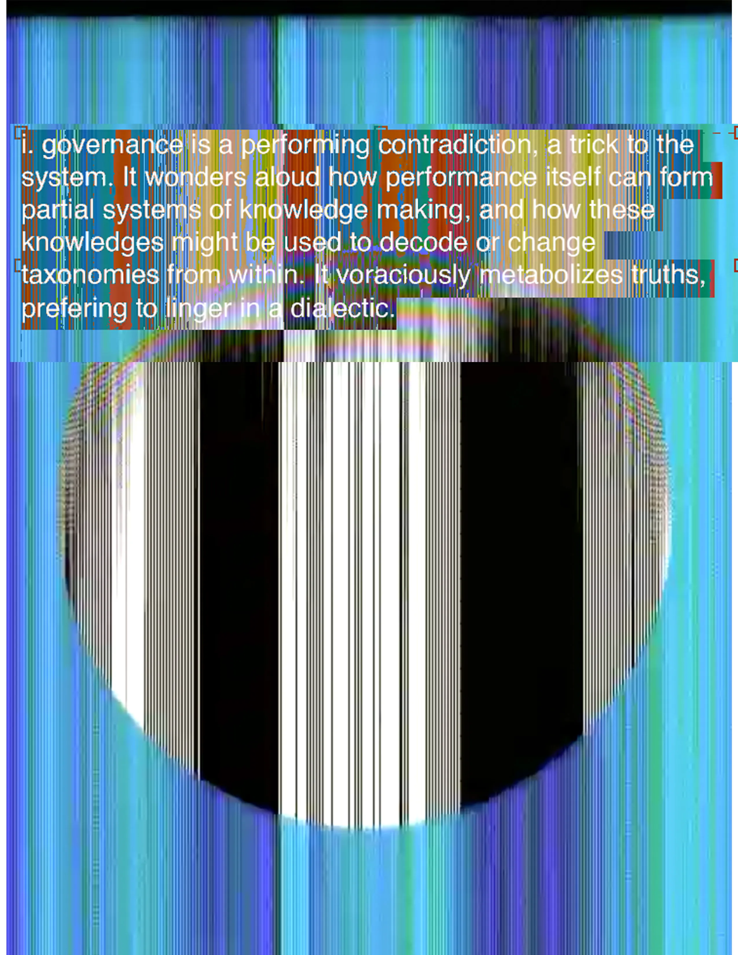 "an ad hoc manifesto." zine for dgtl fmnsm HOT MESS, 2019