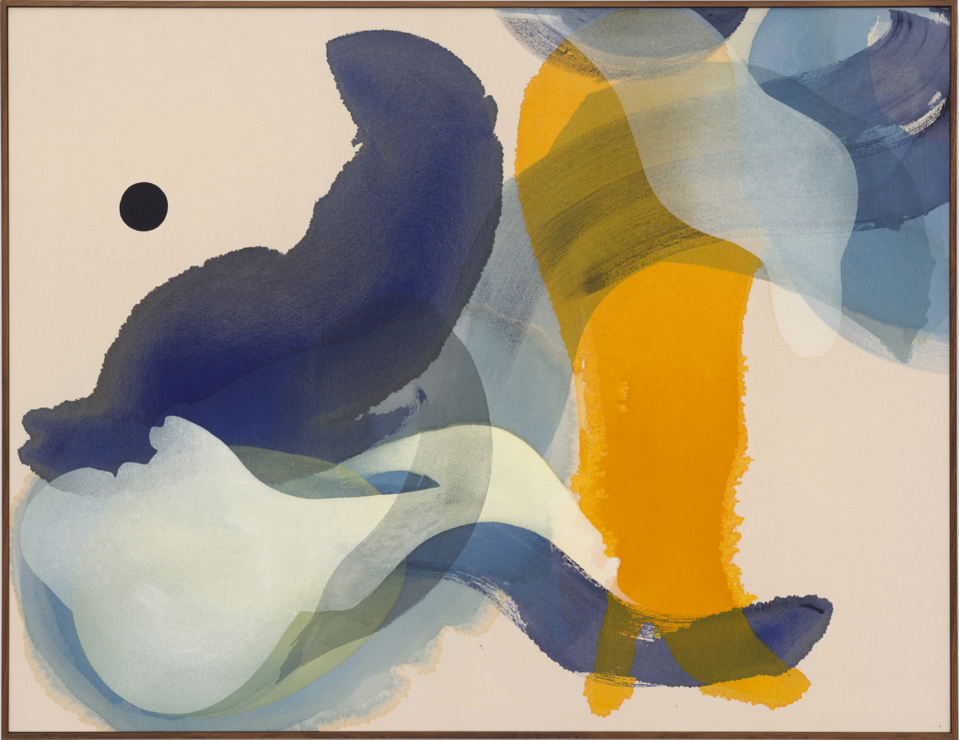 Ravel VII, 2025 Acrylic on canvas 40&rdquo; x 51.87&rdquo;