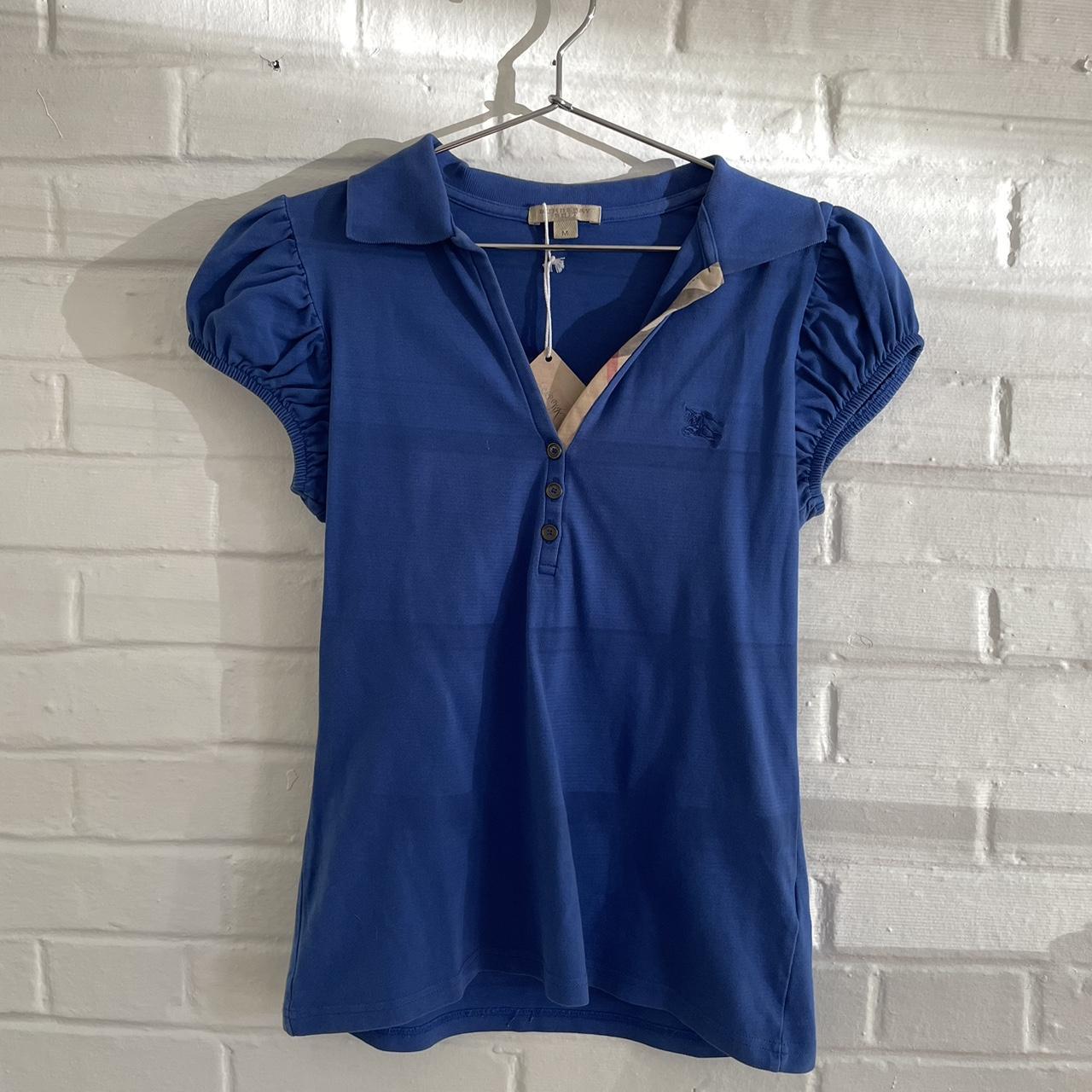 Burberry Brit Blue Frill Polo - 𝓈𝑜𝓁𝒹