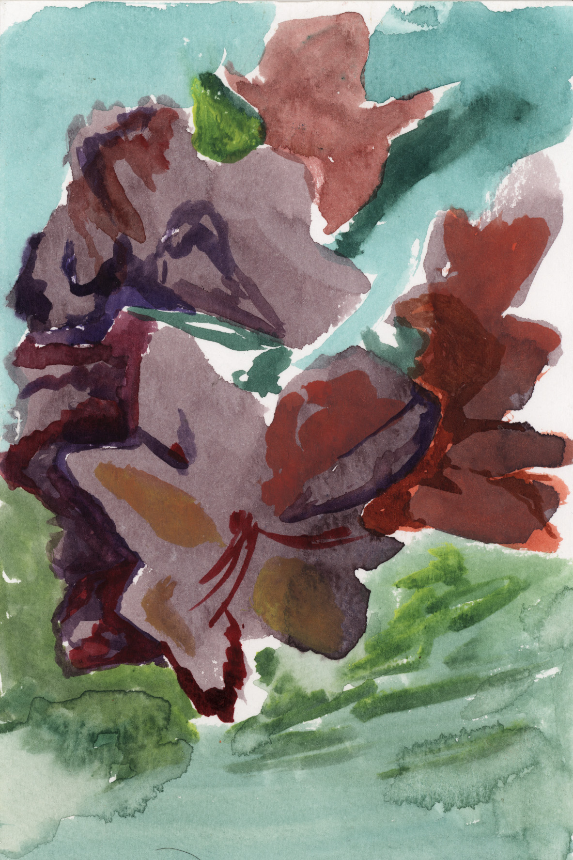 Aquarel, 125 x 105 mm, 2021