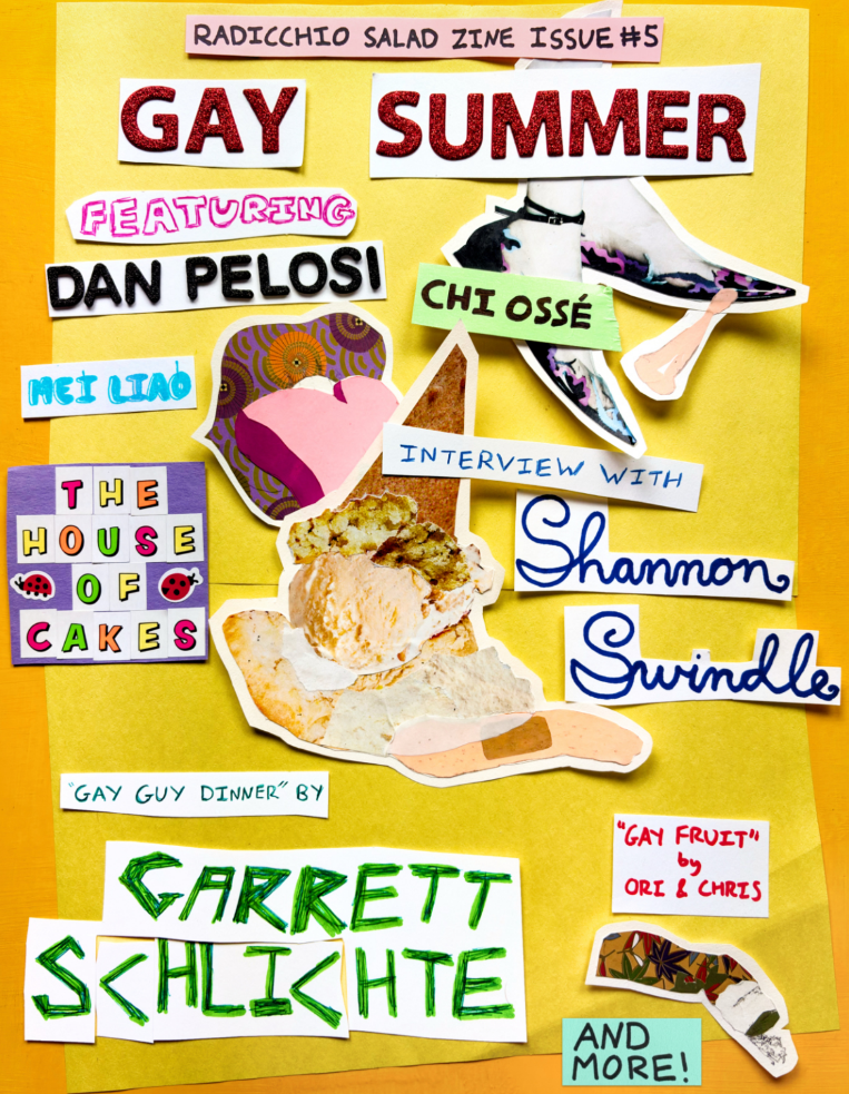 gay x summer x food 11x17 zine 28pgs