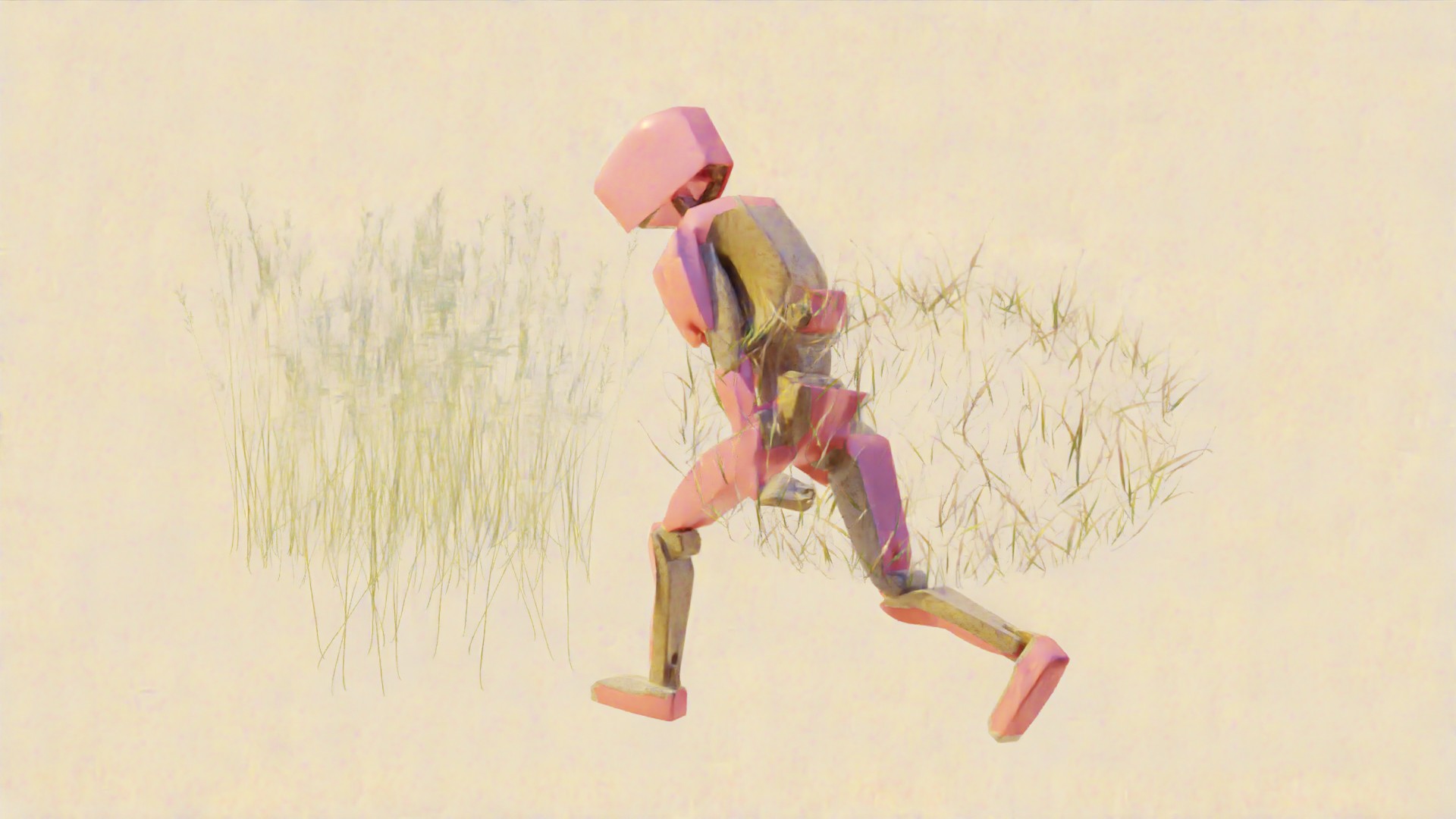 Robot in Grass (2022, 1920 x 1080 px)