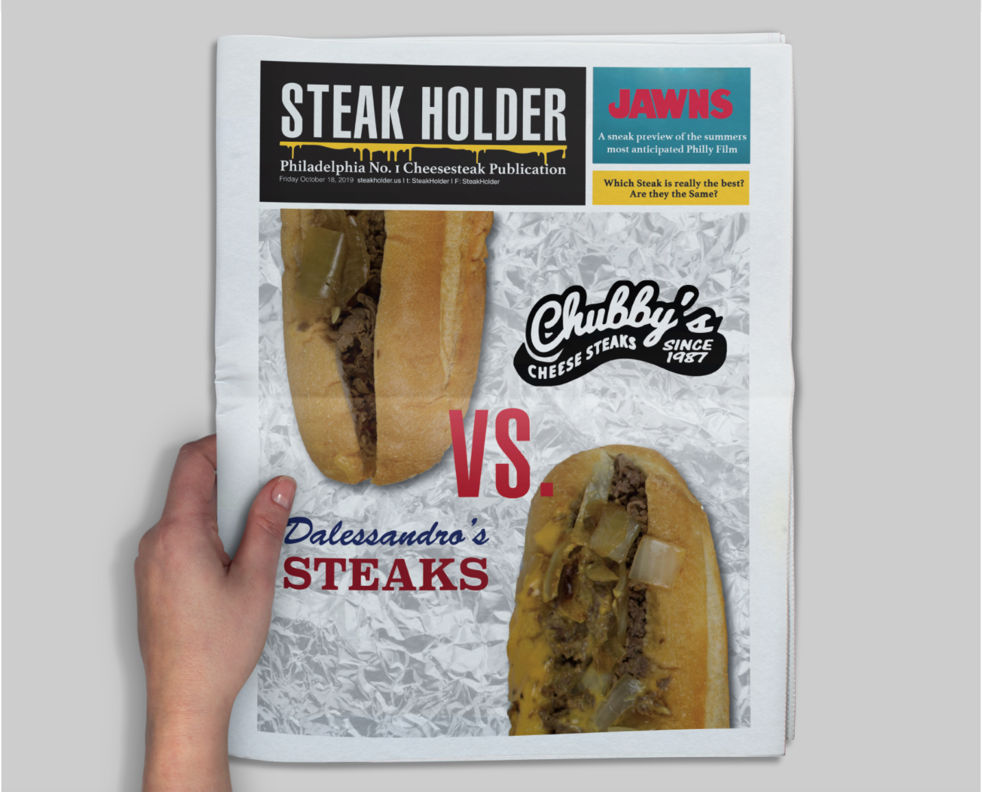 Zach Nolter, a publication based on the great cheese steak debate in Philadelphia