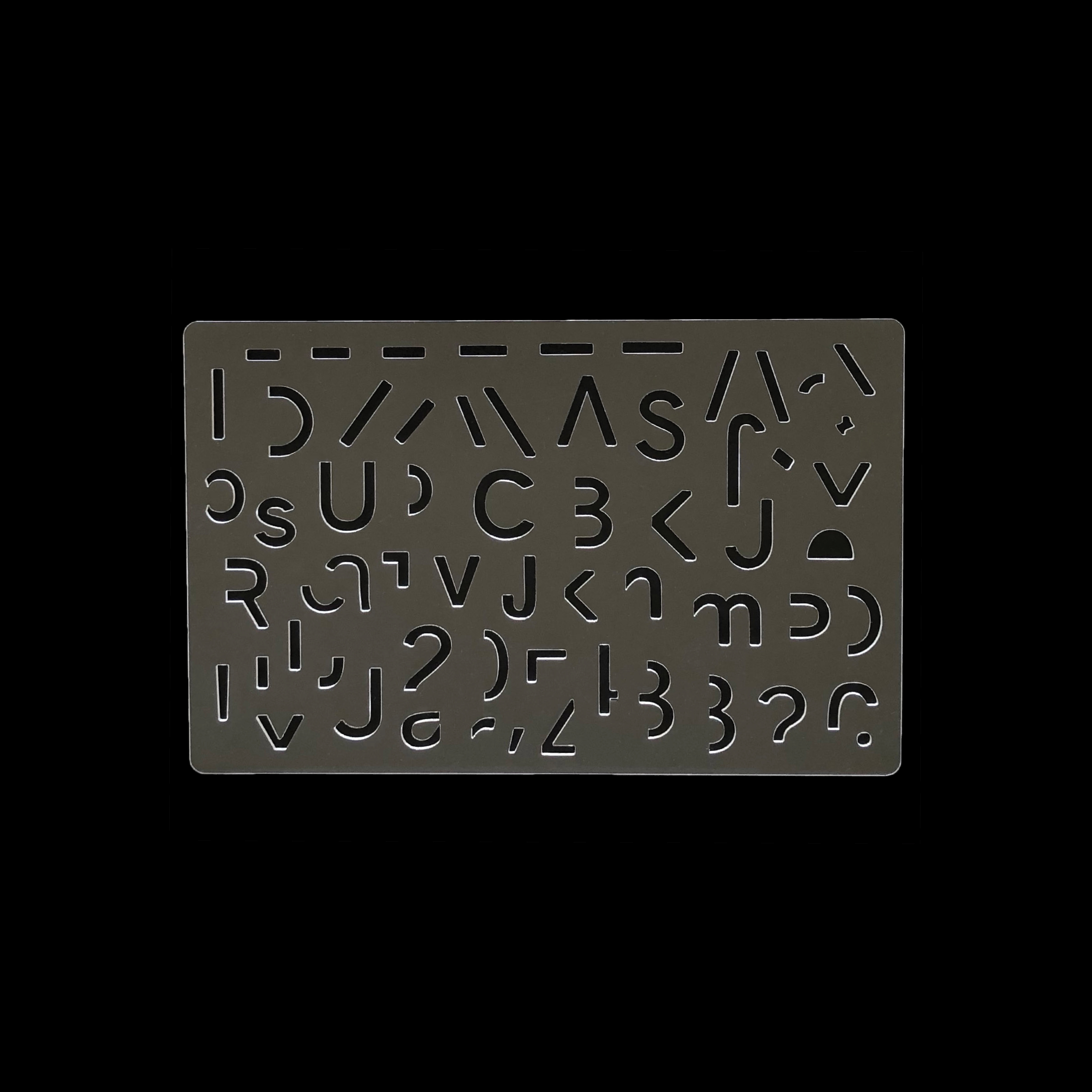 Typographic Stencil&nbsp;