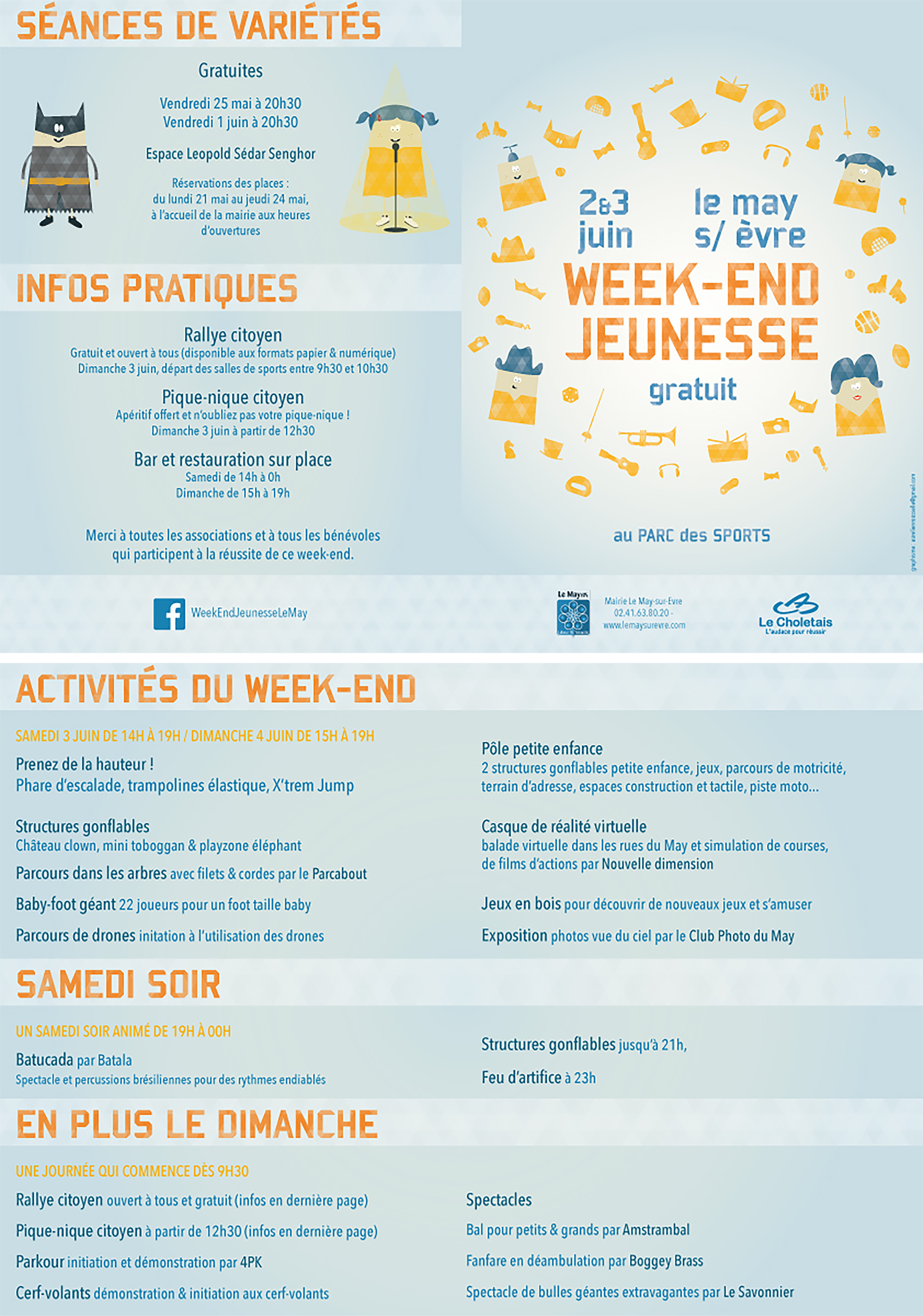 Programme événementiel - Mairie de Le May-sur-Èvre (49)