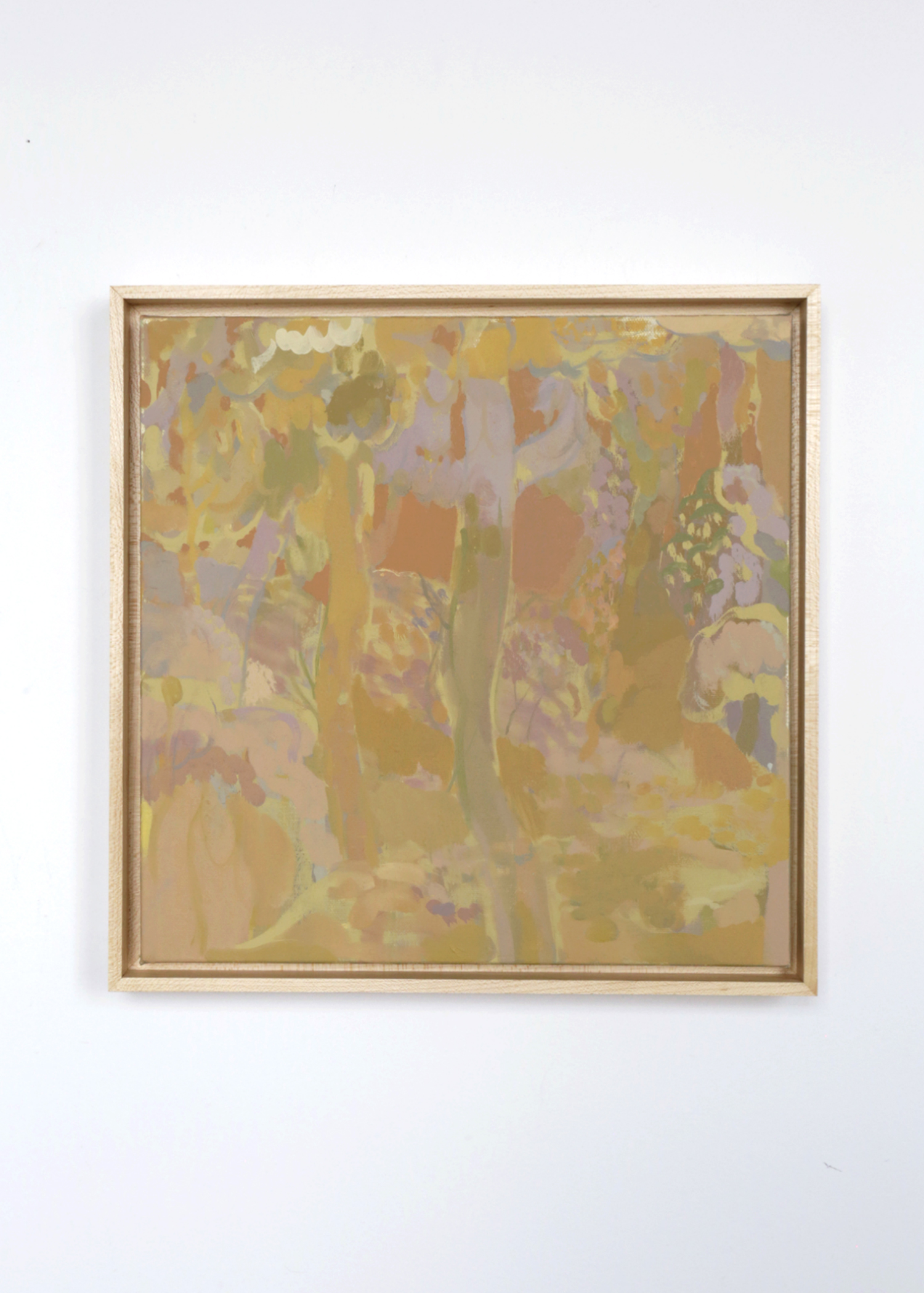 Orange Landscape, Oil on Canvas, 12 x 12," 2021