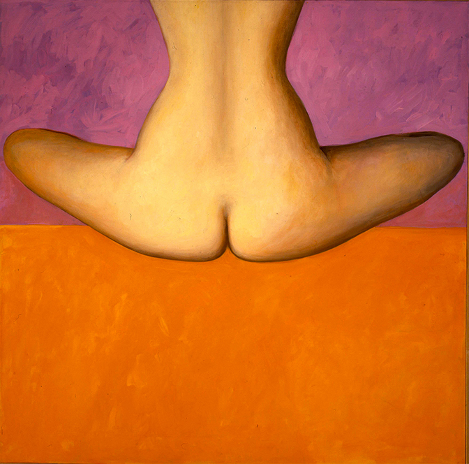  VERTIGINE 4   1997 olio su tela cm 127X127