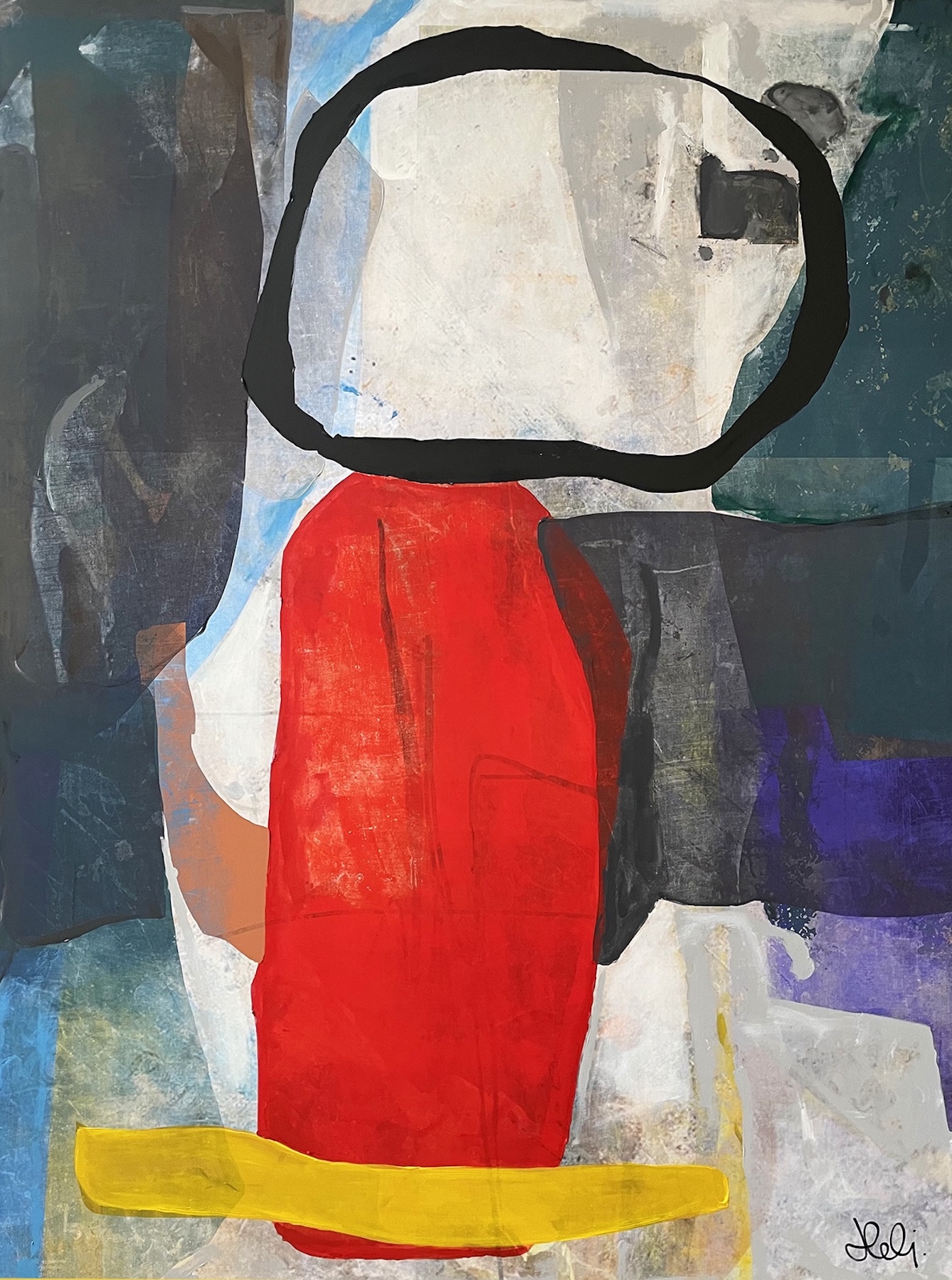 Vague Sequence, 2019160 x 120 cmMixed media on canvas