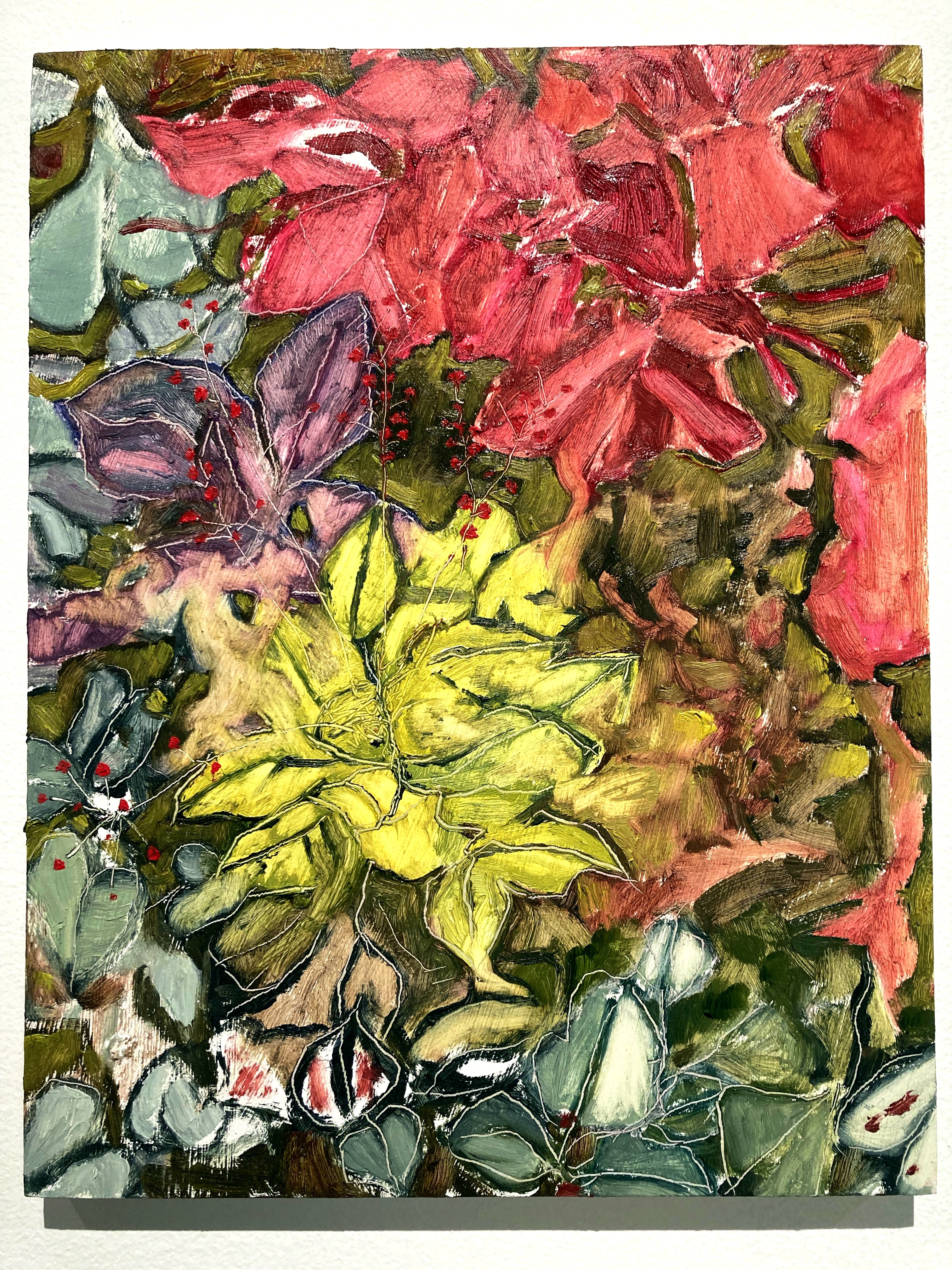 cabbage etc11 x 14 inchesoil on panel2021