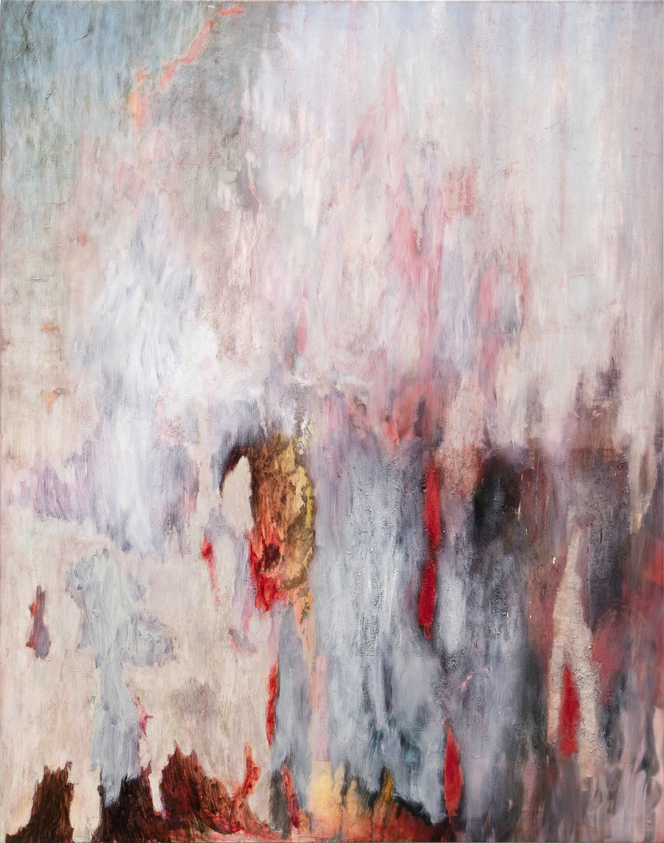 Haze to haze, oil on linen, 210x165 cm, 2022