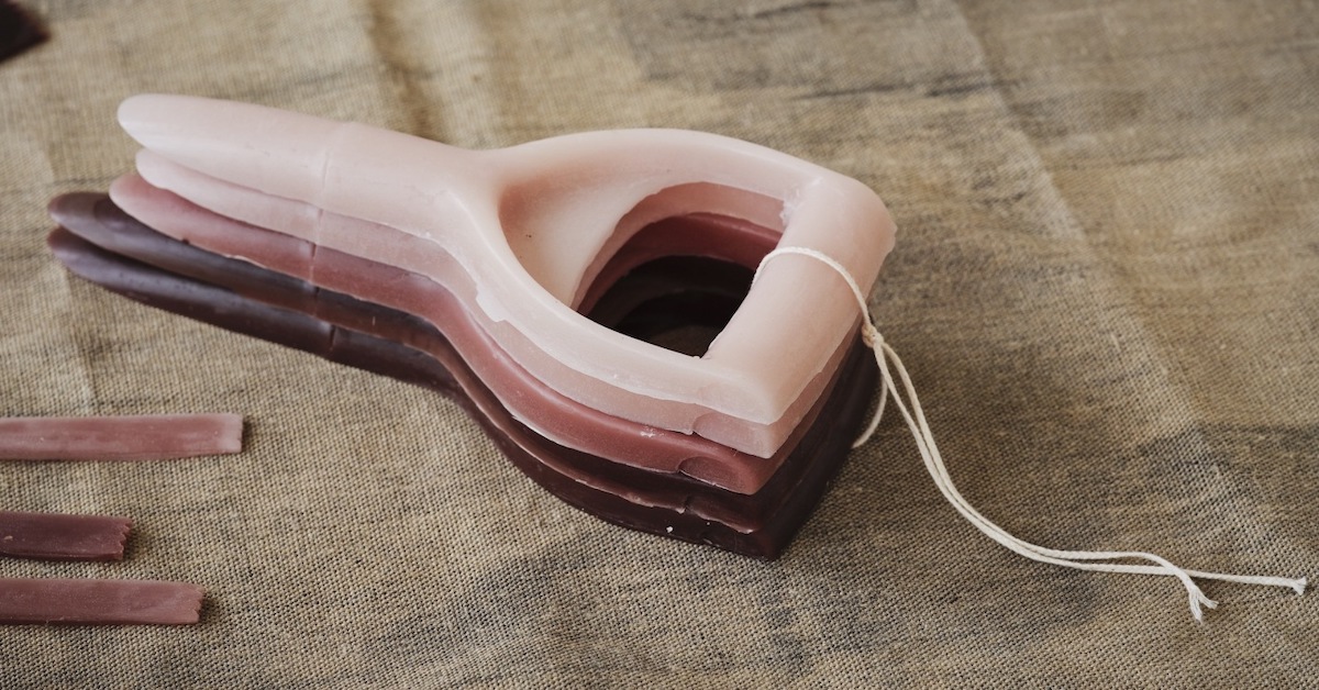 Marie Farrington, detail from Diagonal Acts at The Dock, 2025. Photo: Ros Kavanagh