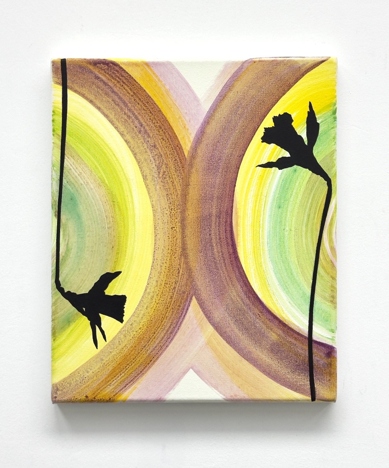  &lsquo;For so many reasons&rsquo;, 2025, acrylic on canvas, 30 x 25 cm.