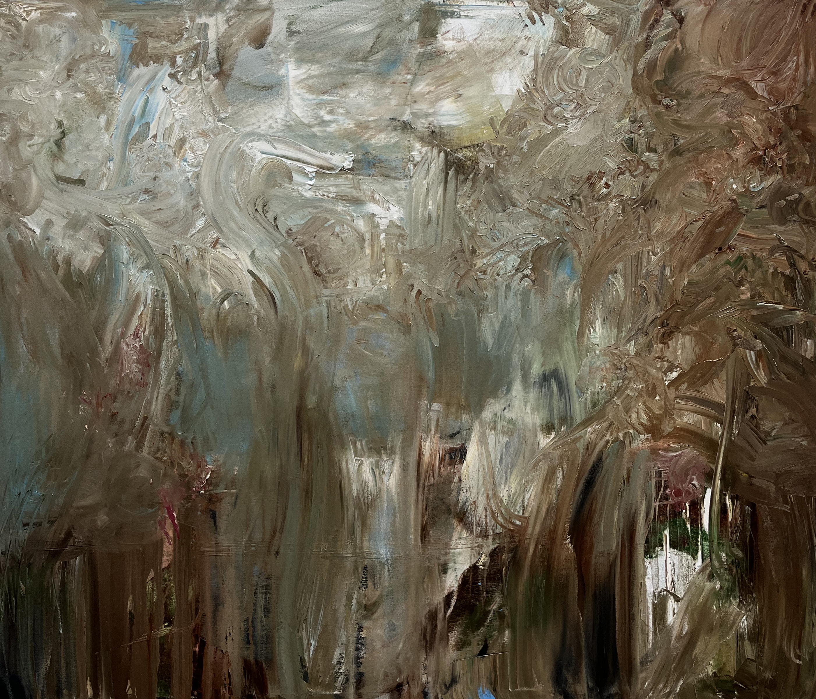 01. The Golden Age [Sunrise] 1/3 Triptych, 2024 oil on canvas [ 70x 60’ inches ]