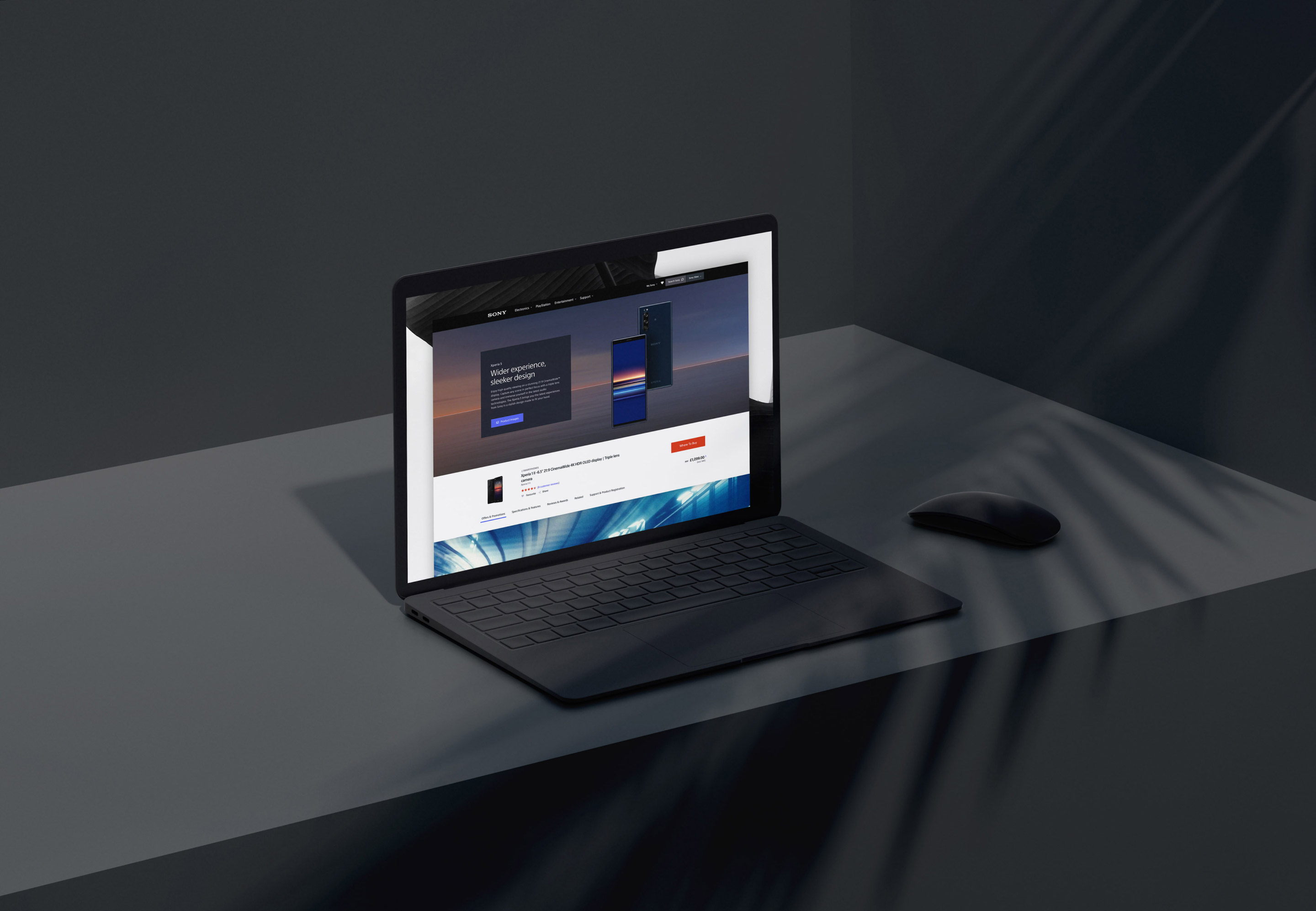 Screenshot: sony.co.uk