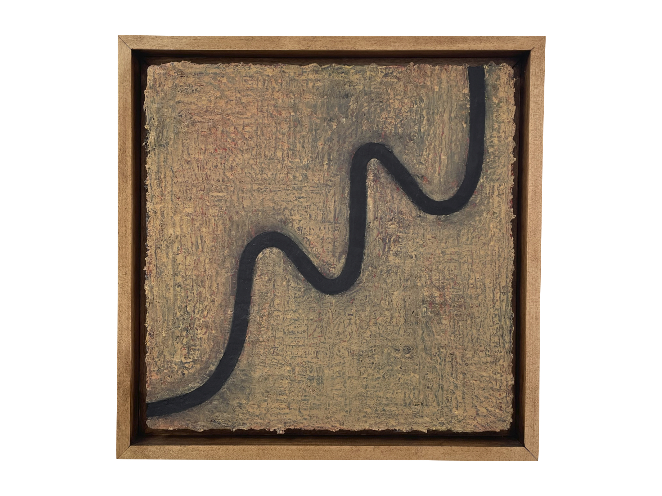 Untitled (Line) | Oil on Panel 12"x12" | 2023