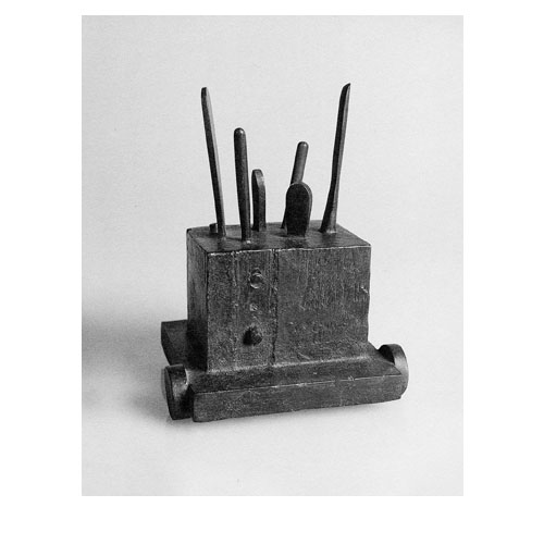 JARDIN NOMADA 1998, bronzo, 15,2cm x 13cm x 20cm
