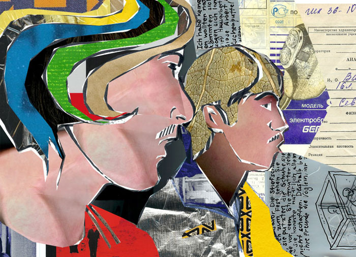 Classmates (scanner, collage)