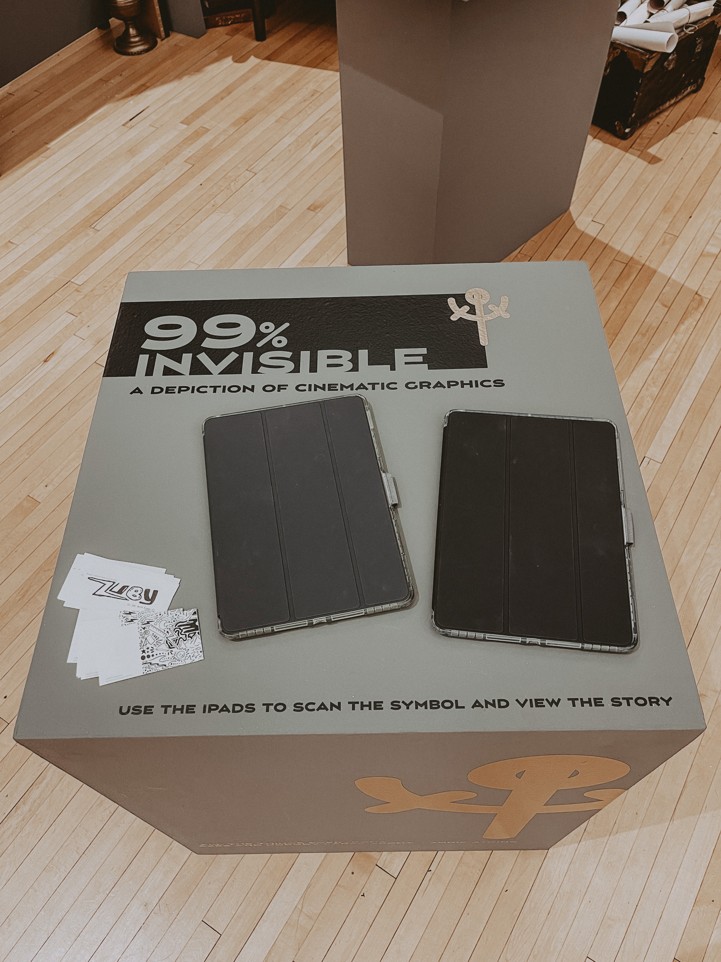 Through an augmented reality experience, viewers discovered the story of Atlantis. 