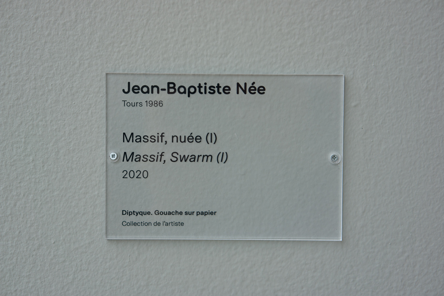 Le Vent. "Cela qui ne peut être peint"  [The Wind. "That which cannot be painted"], group exhibition, MuMa, Le Havre