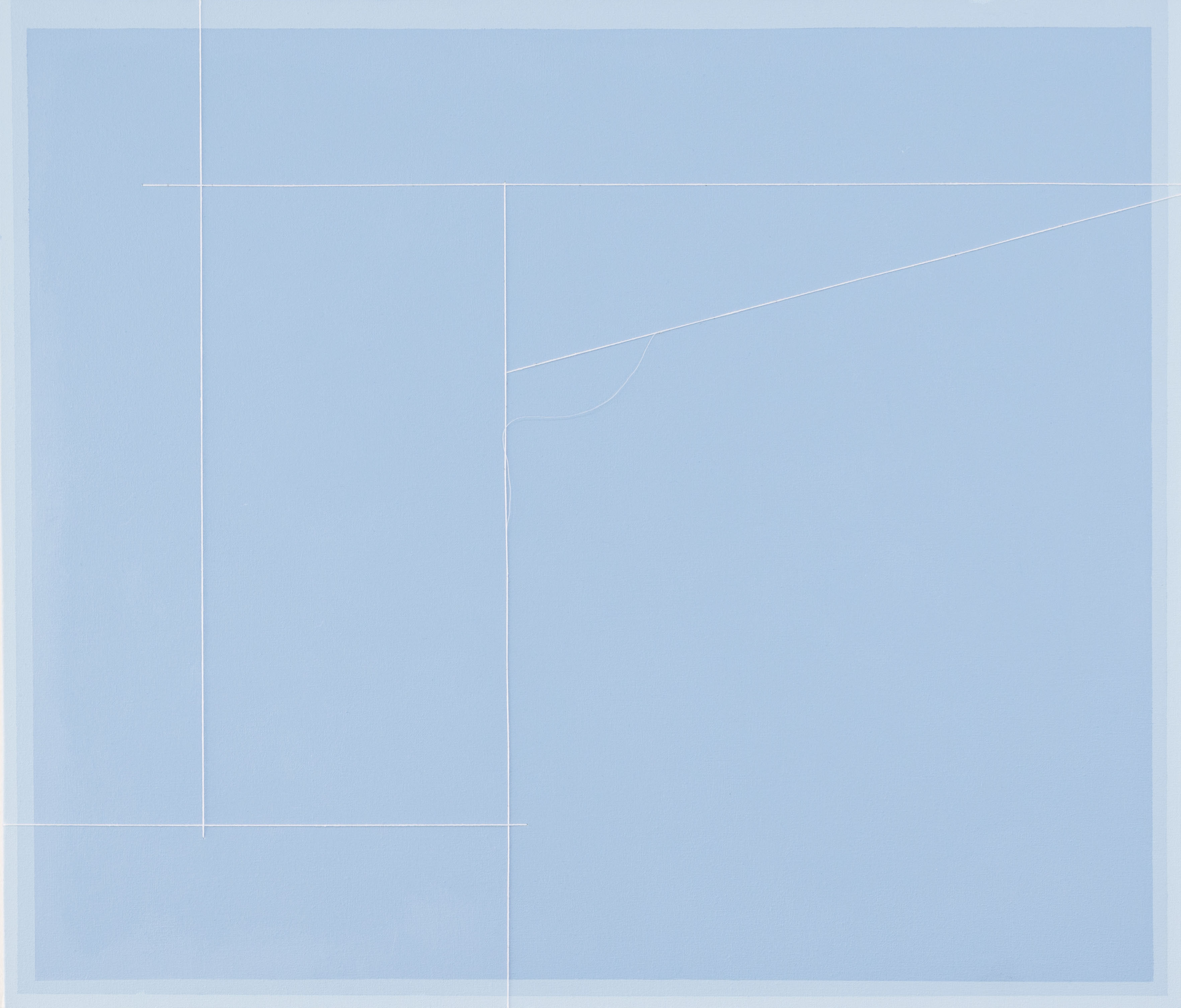 UNTITLED #432 | Hand embroidery and oil on canvas | 60 x 70 cm