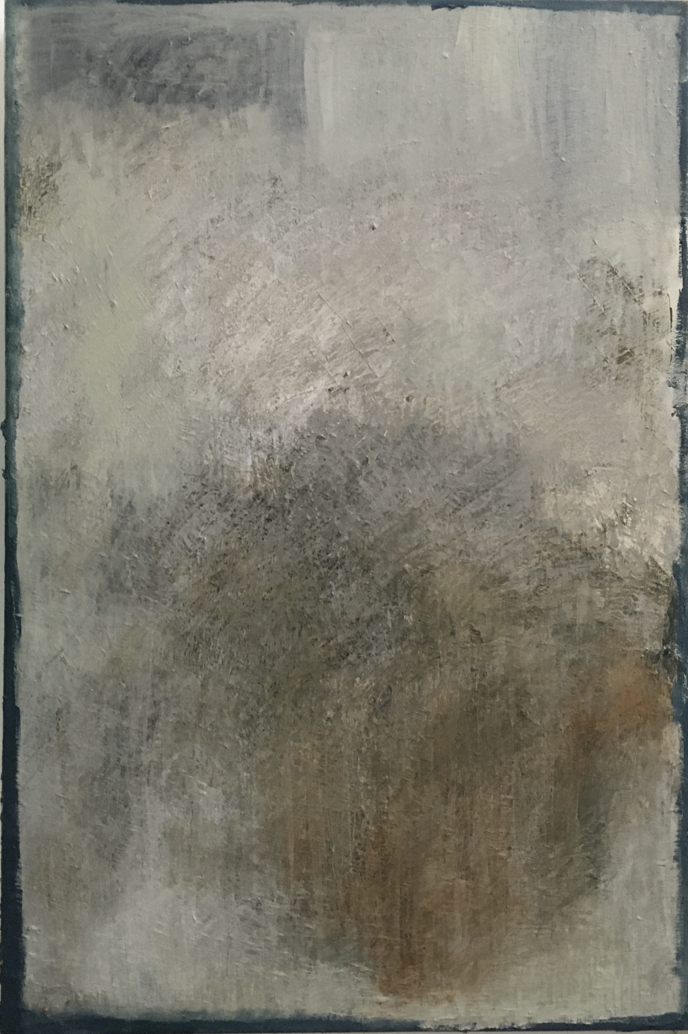 The Informer oil and beeswax on canvas 24" x 36"