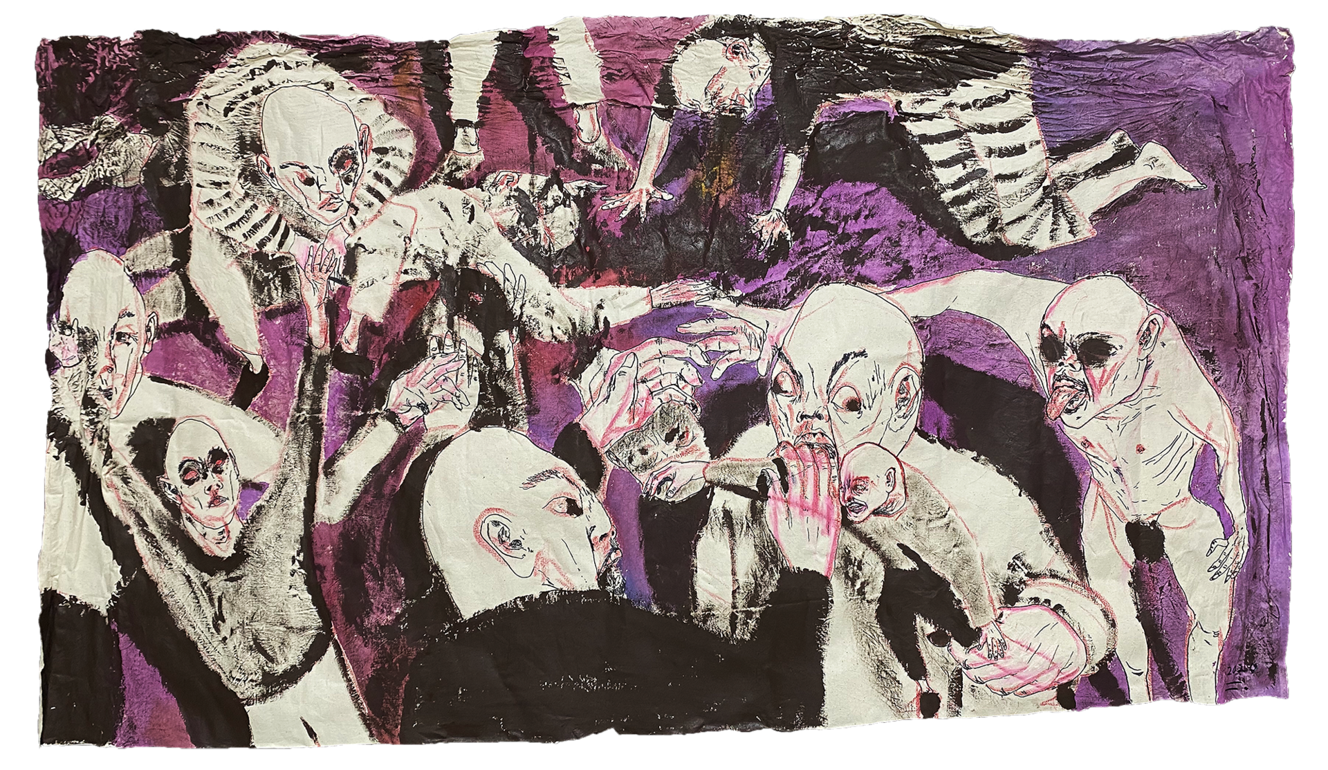 평범한 이야기 2020, mixed on cotton, 65*130(cm)