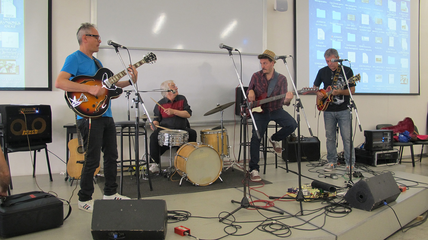 Dhani Ferrón, Rodolfo García, Emilio del Guercio, Javier Malosetti, Lito Epumer