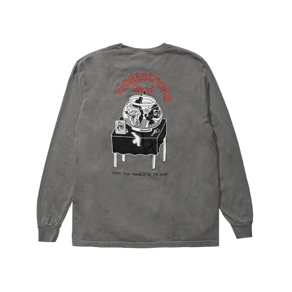 "Leave your Troubles at the Door" Long Sleeve (Back) -------- $60