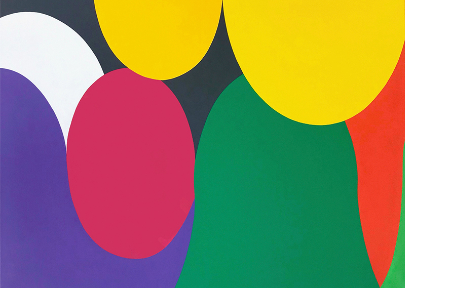 Graciela Hasper, Untitled AR19, 2019. Acrylic on canvas, 37 x 53 inches