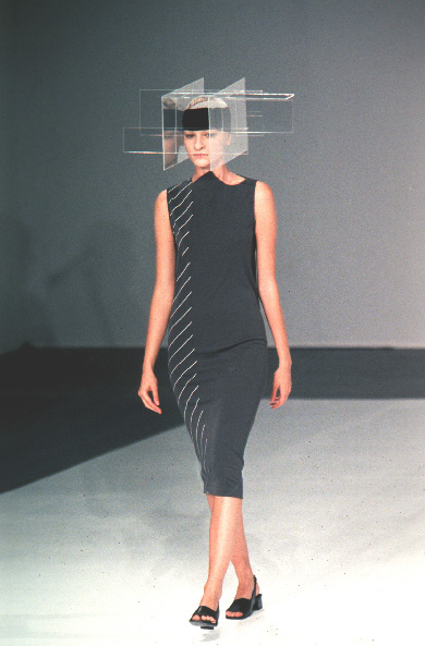 Hussein Chalayan, S/S 1999 Contrast Dress - La Nausée - fashion