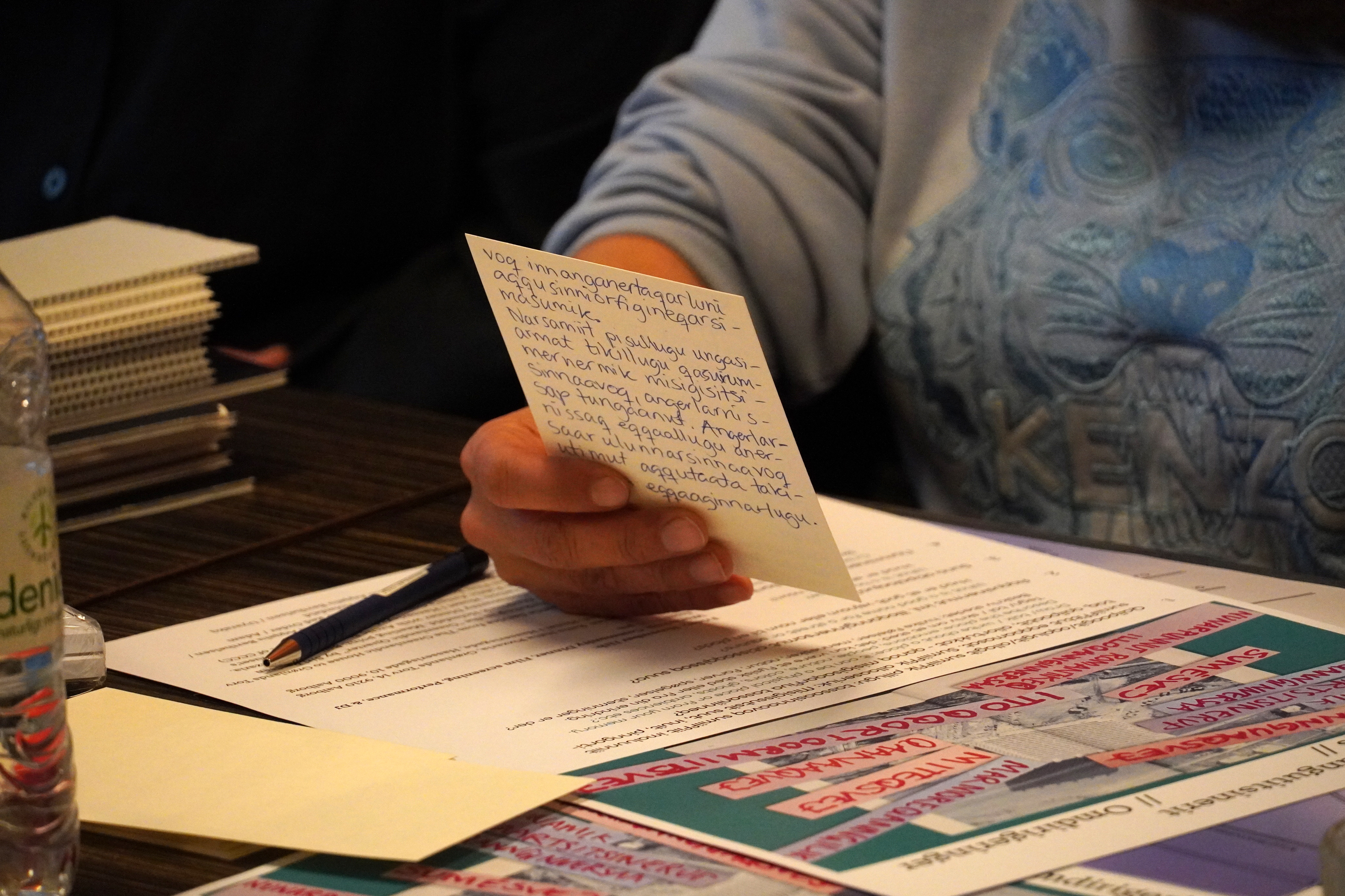 Documentation of workshop in the “Greenlandic Quarter” by Sirí Paulsen & Katrine Dirckinck-Holmfeld, Aalborg Øst, 2022 (photocredit: Rikke Ehlers Nilsson)