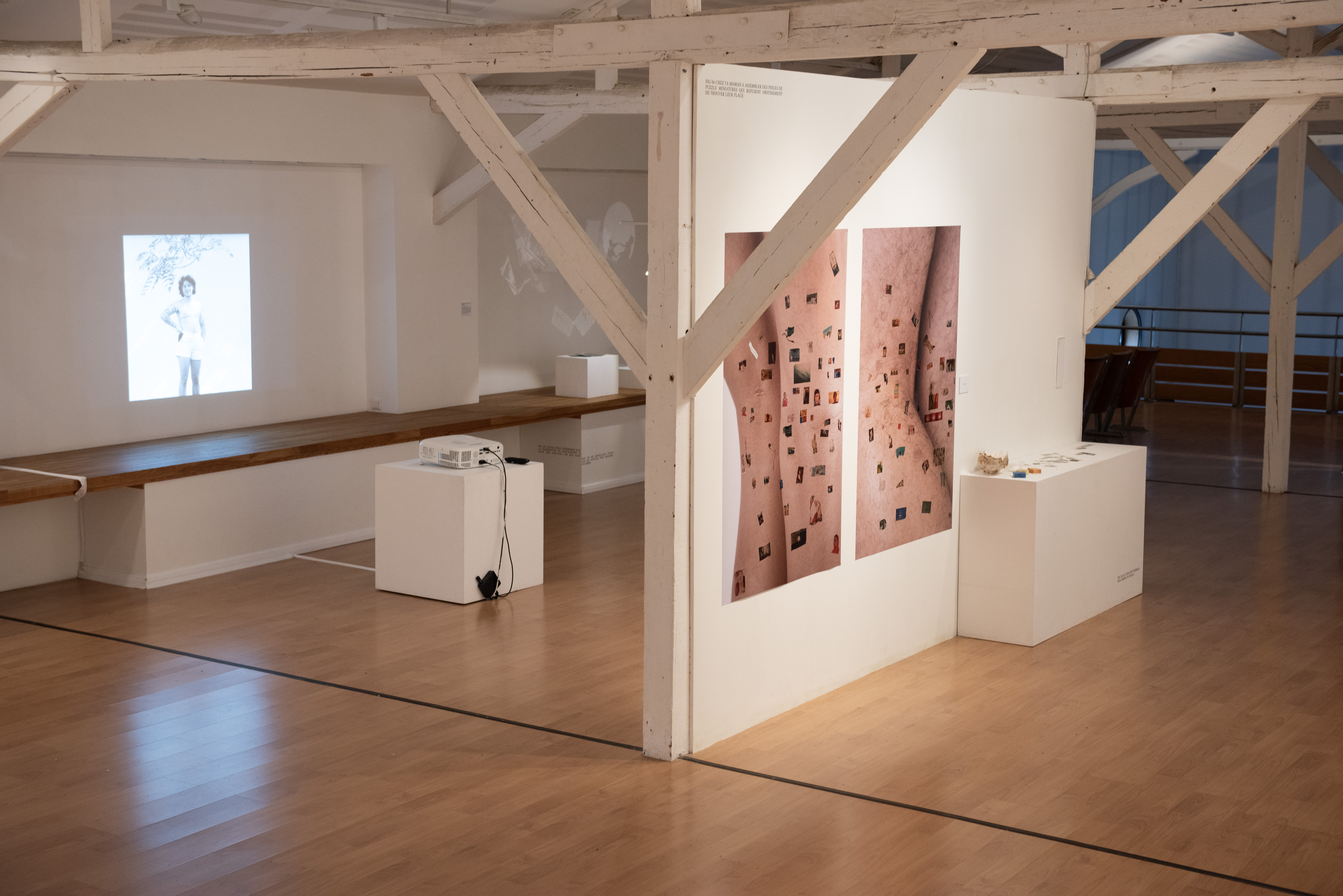 Exhibition views at Maison des Arts Plastiques de Chevilly Larue (2023)