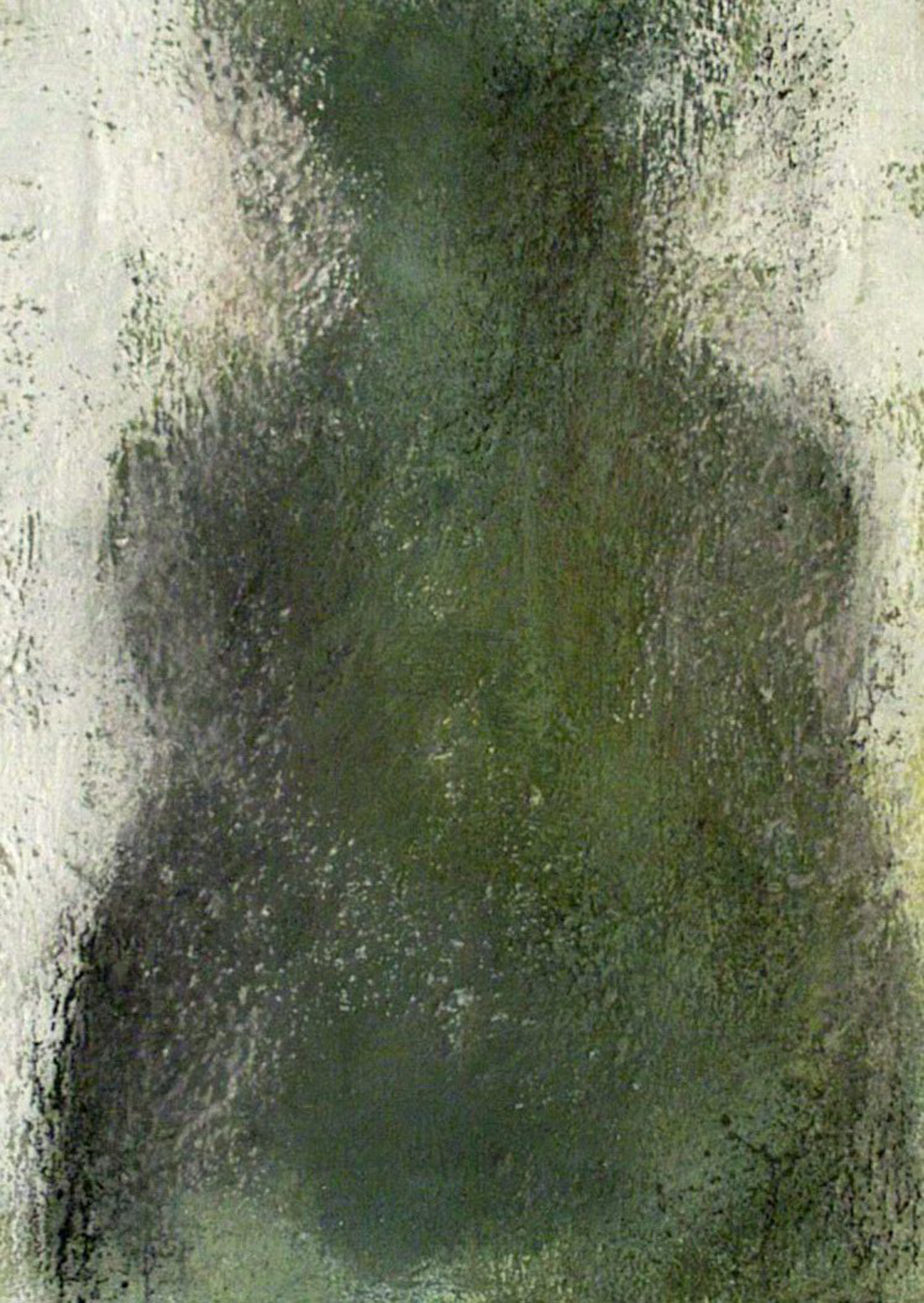 Torso IV – 2005, Acryl und Champagnerkreide auf Leinwand, 80 x 50 cm