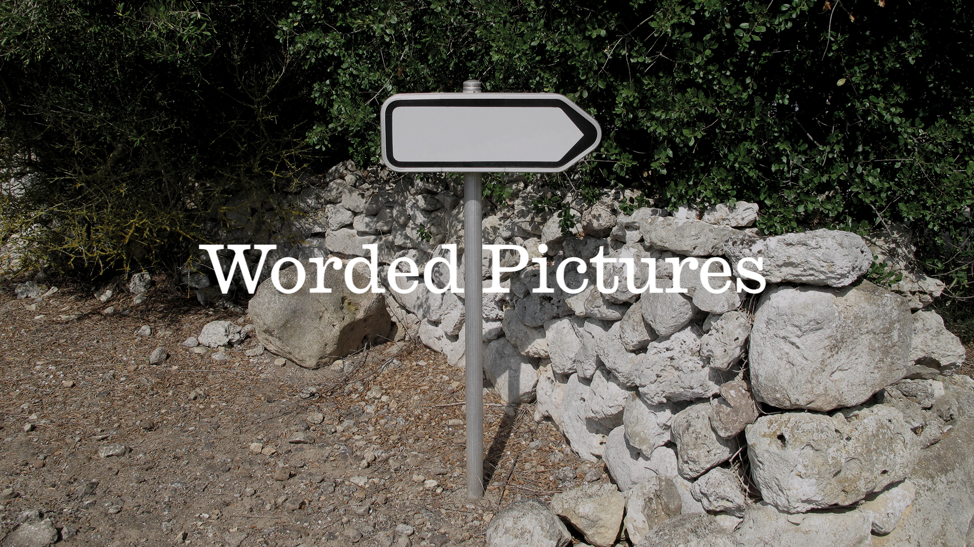 Worded PicturesDesign of a book that relates the outer world and its pictures to the inner world and its words