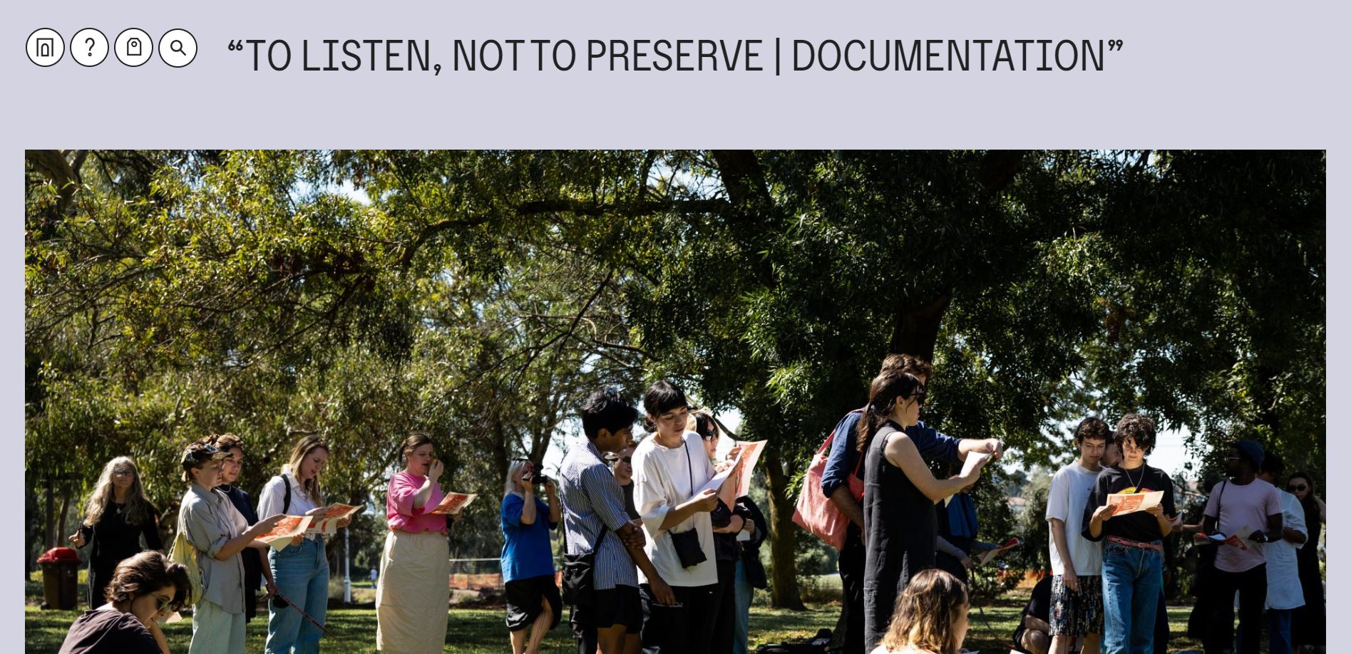 Documentation for Westspace programming at Living Museum Of The West