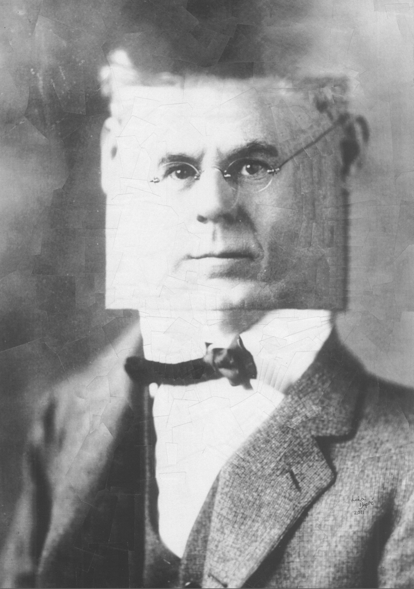 James McKeen Cattell, Square, 2011,  8.2 x 11.6 inches