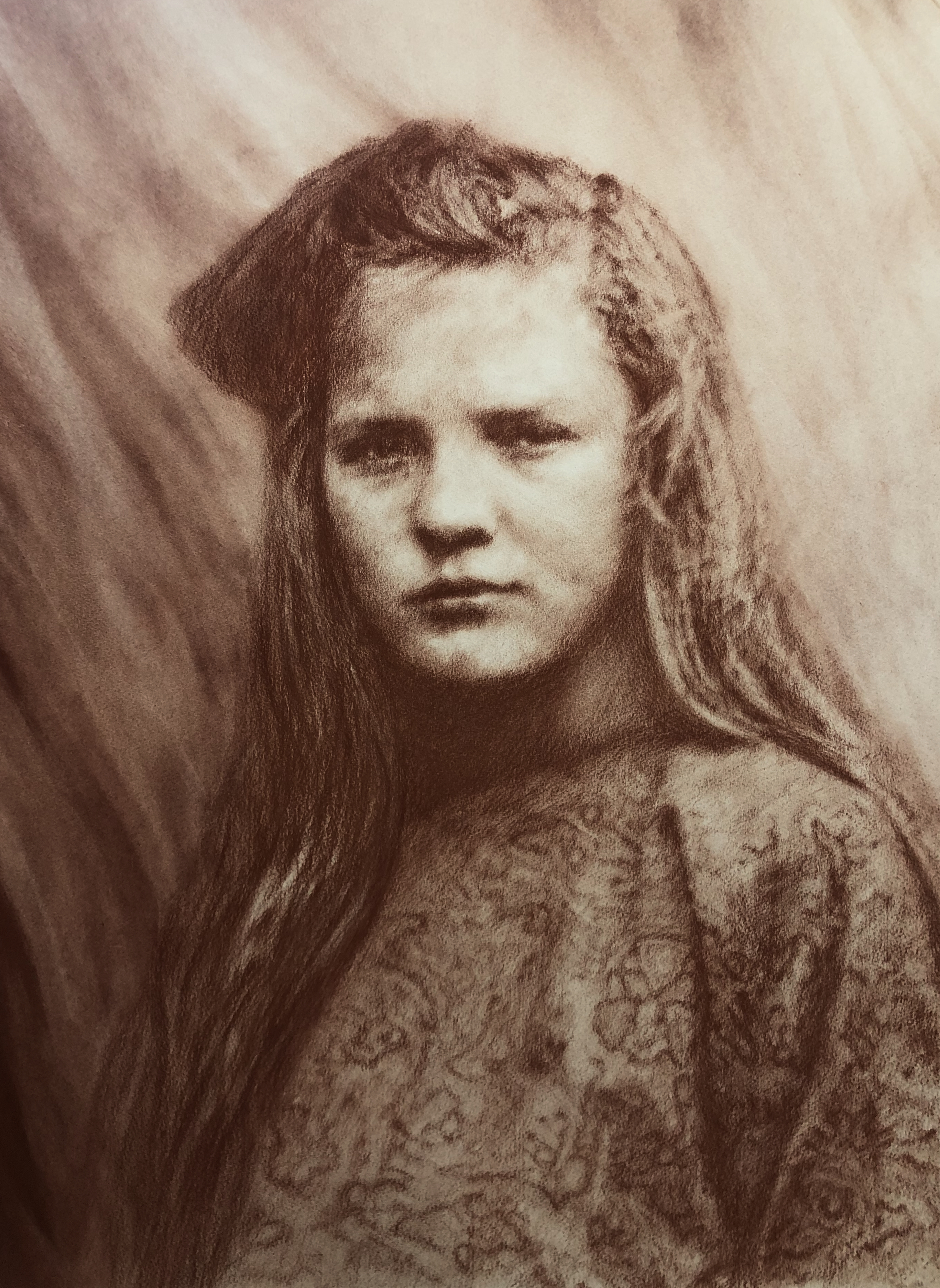 pastelpotlood op papier | 70x50 cm