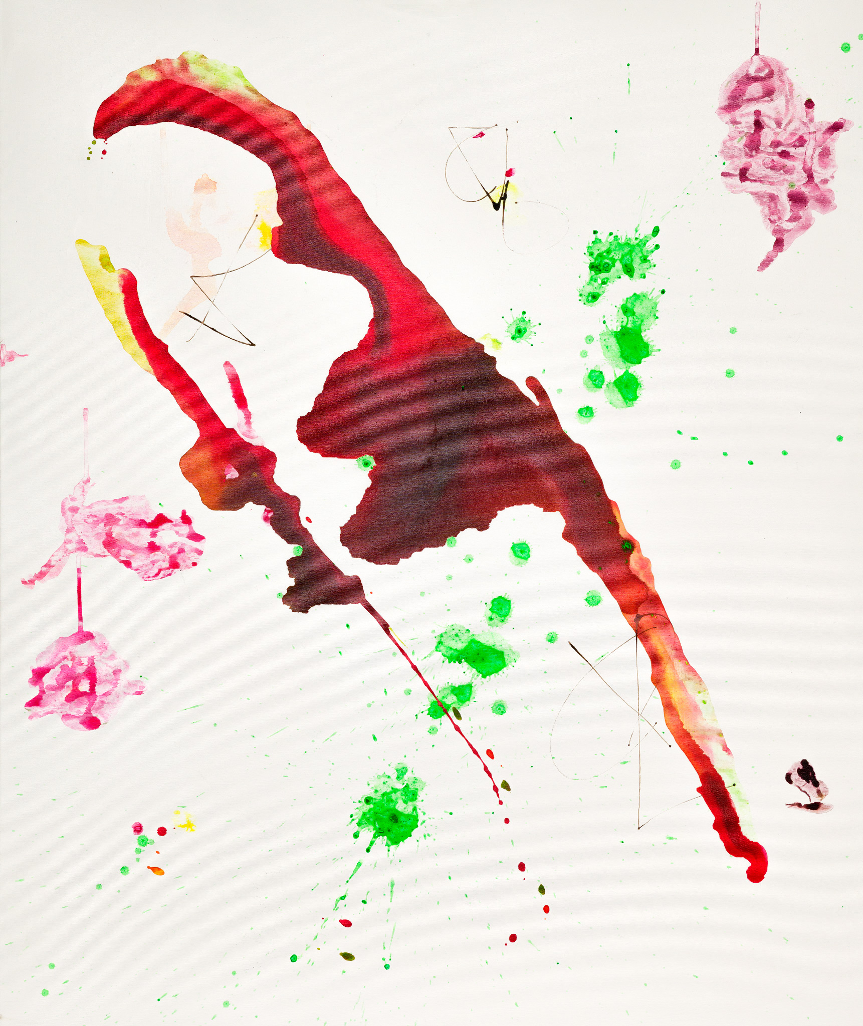 02Acryl, Graphite auf Leinwand120 x 100 cm