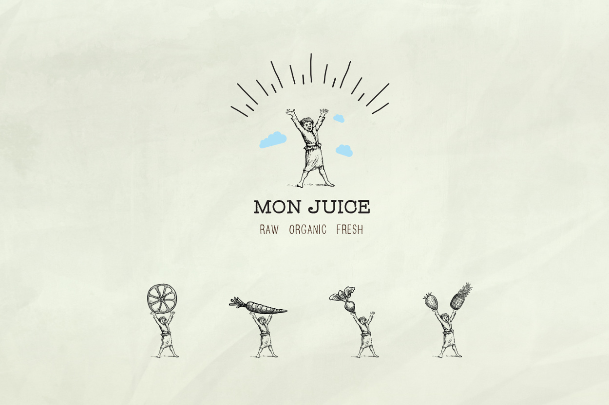 Mon Juice Poble Sec, Logo Design