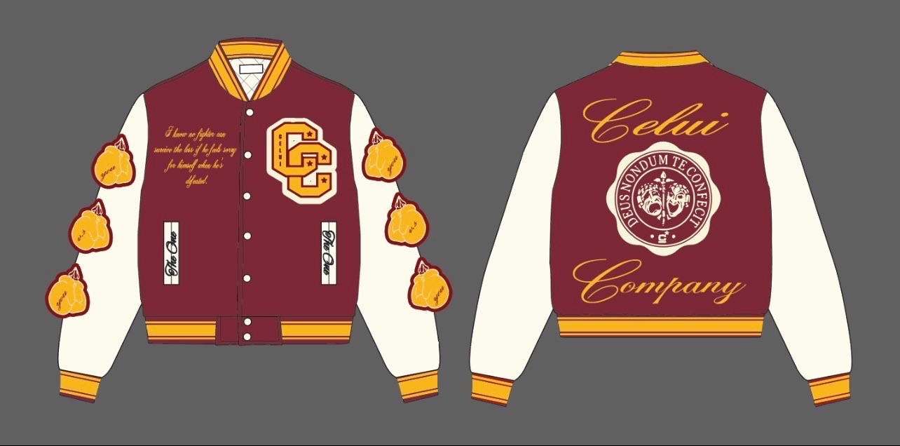 Early mock-ups of the jacket.  