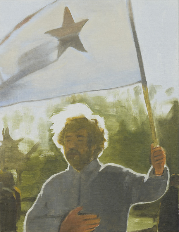 'Star' 2018, Oil on Linen, 36 x 36 cm