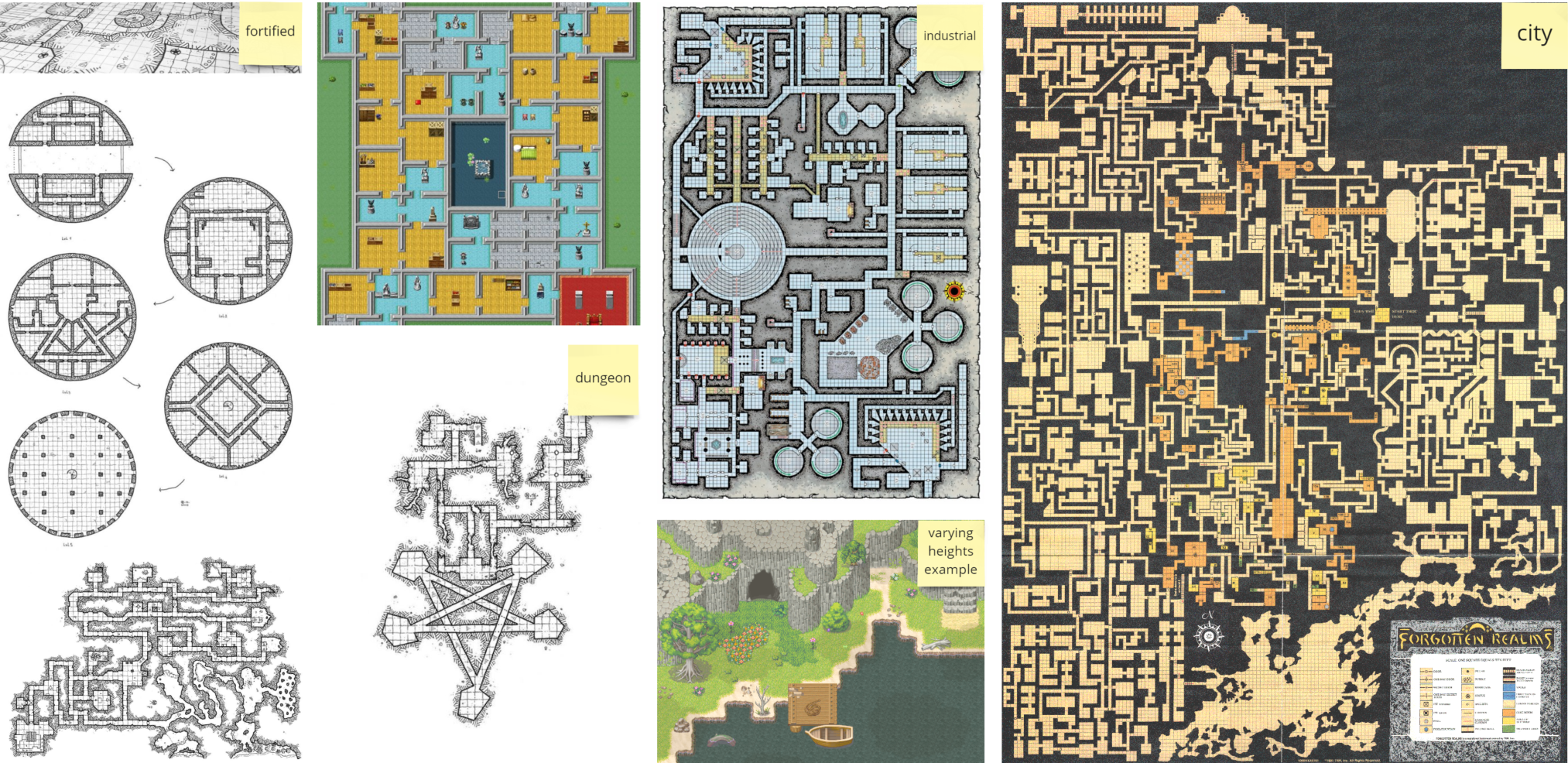 Gathering some visual references of maze-like cities