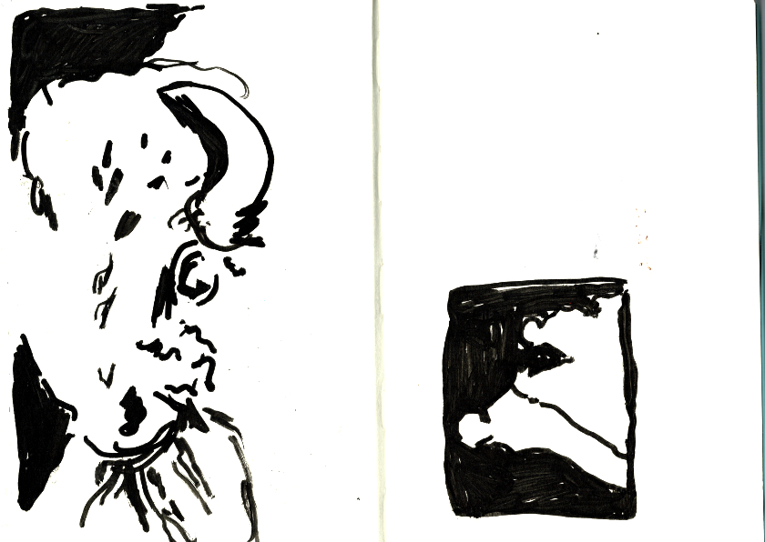 Albert Memorial, London. Paint Pen. November 2022.