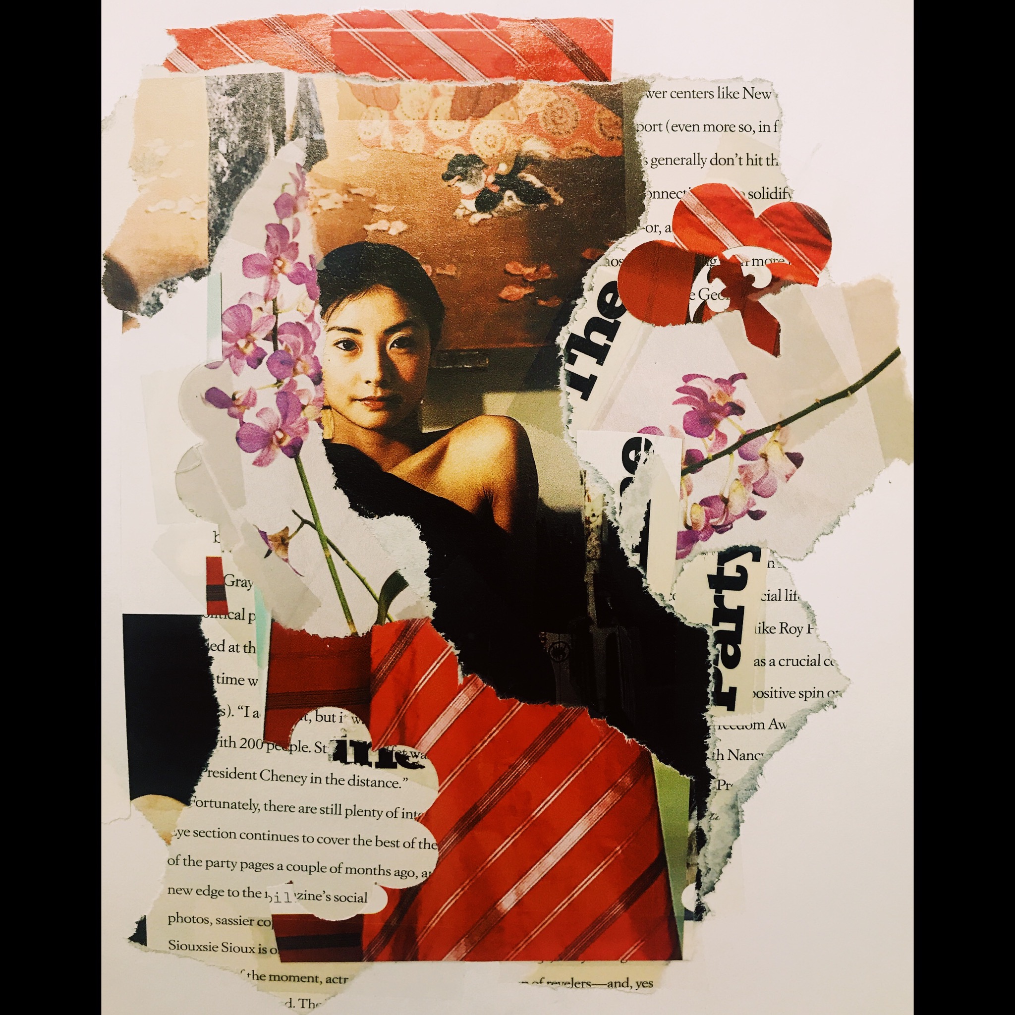 c. 2007, paper collage