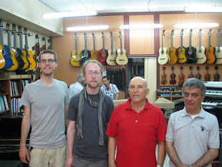 Music shop in Kadıköy where Cemalettin abi (red shirt) gave me a book of his music