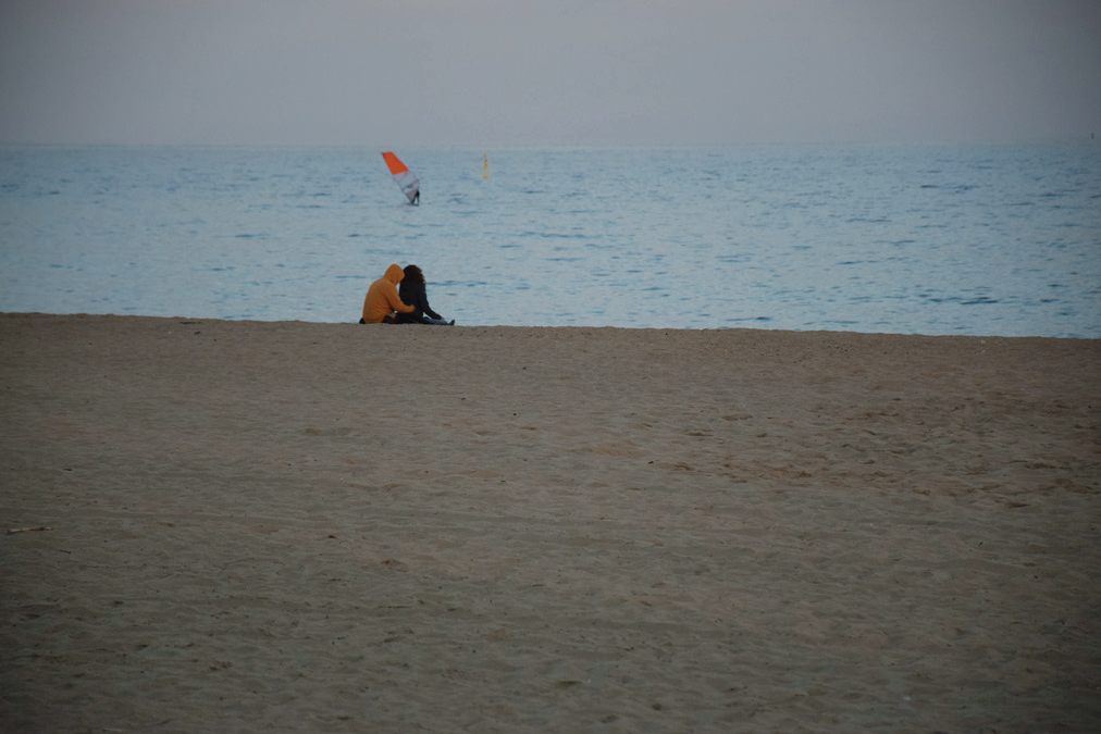 Sunset, Platja del Bogatell, Barcelona ES.