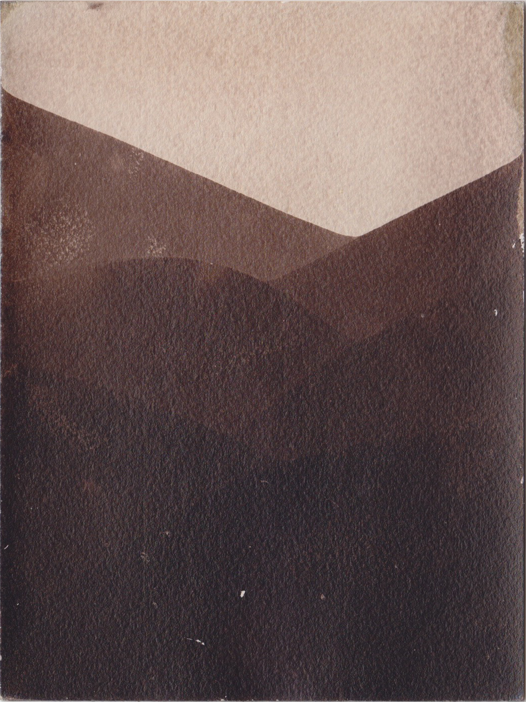 Untitled (Cellofix #3), 2020, vintage photographic paper, 11.9 x 13 cm